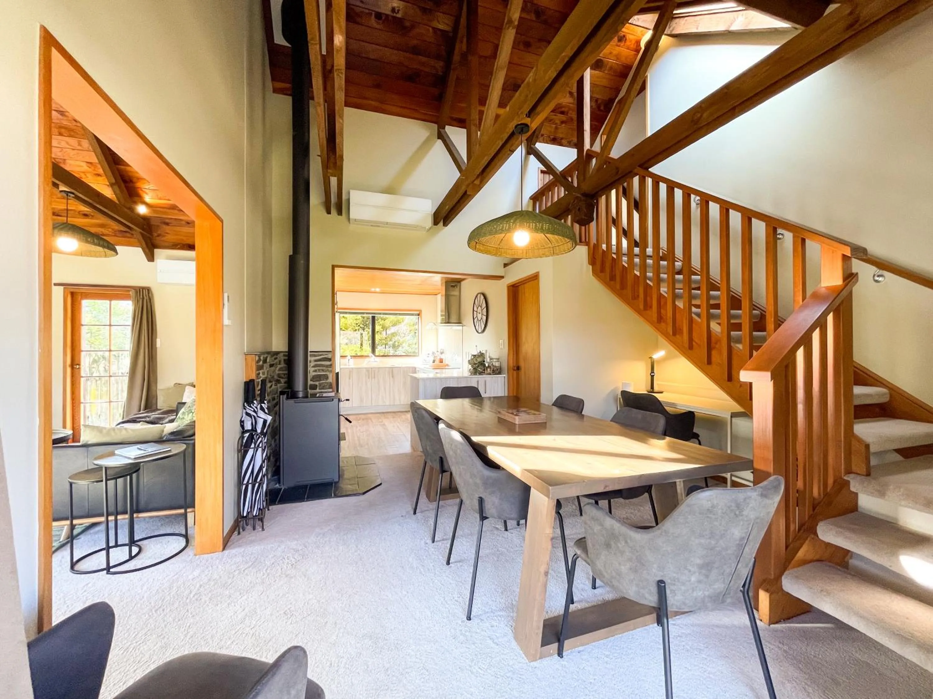 Living room in Glenorchy Lake House