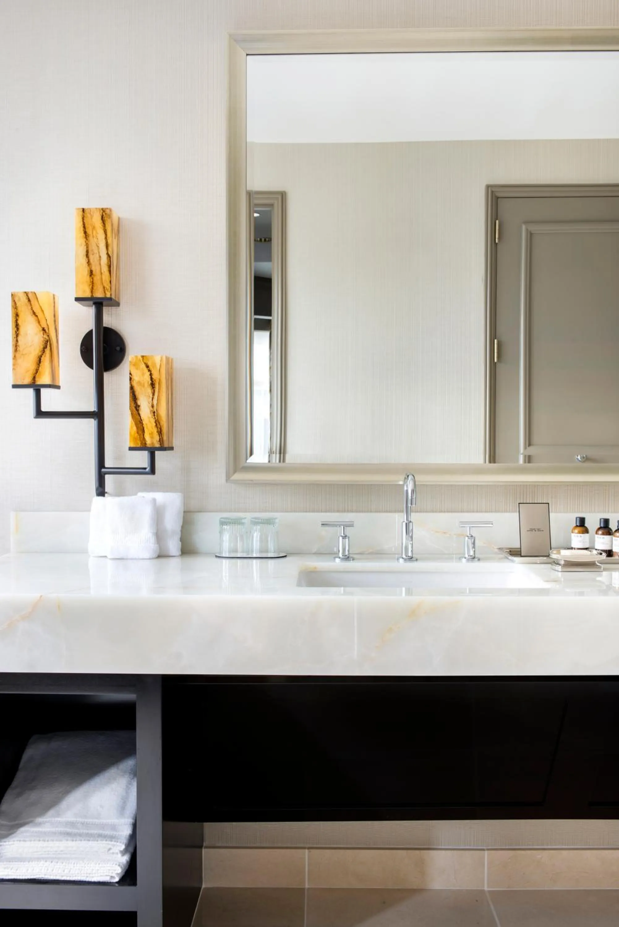 Bathroom in Fairmont Chicago Millennium Park