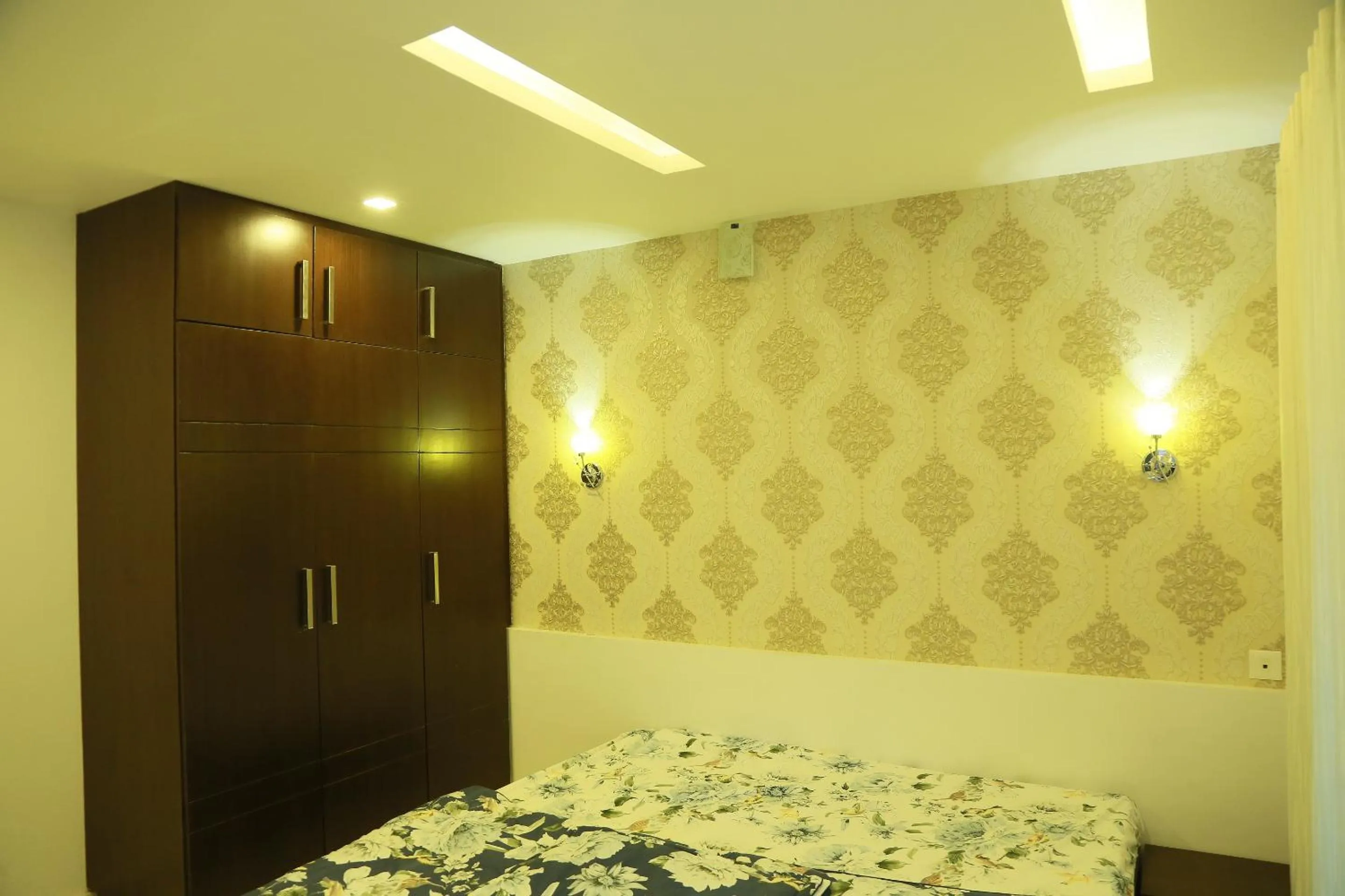 Bedroom in SRM Tower Residency