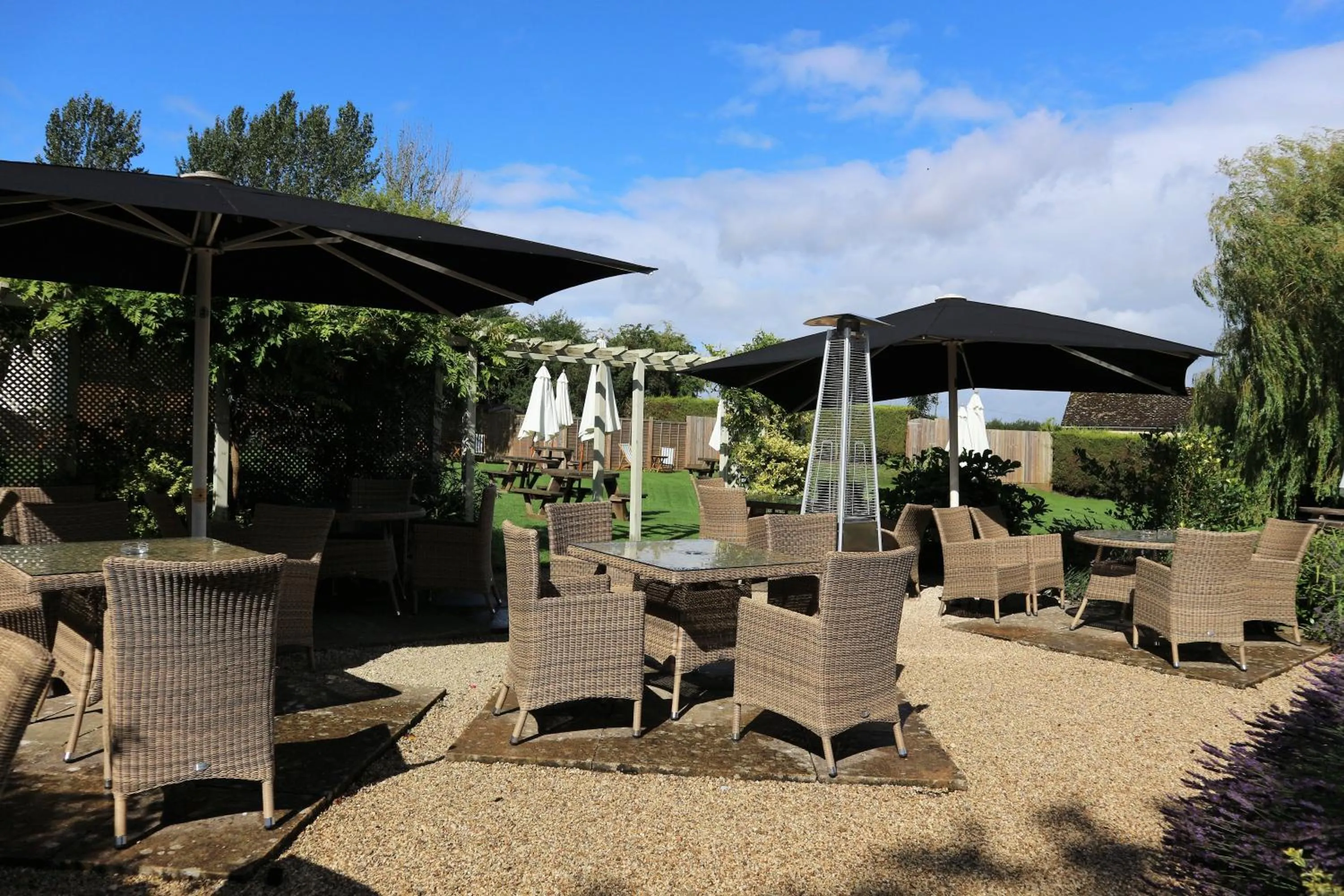 Patio in The Red Lion Inn