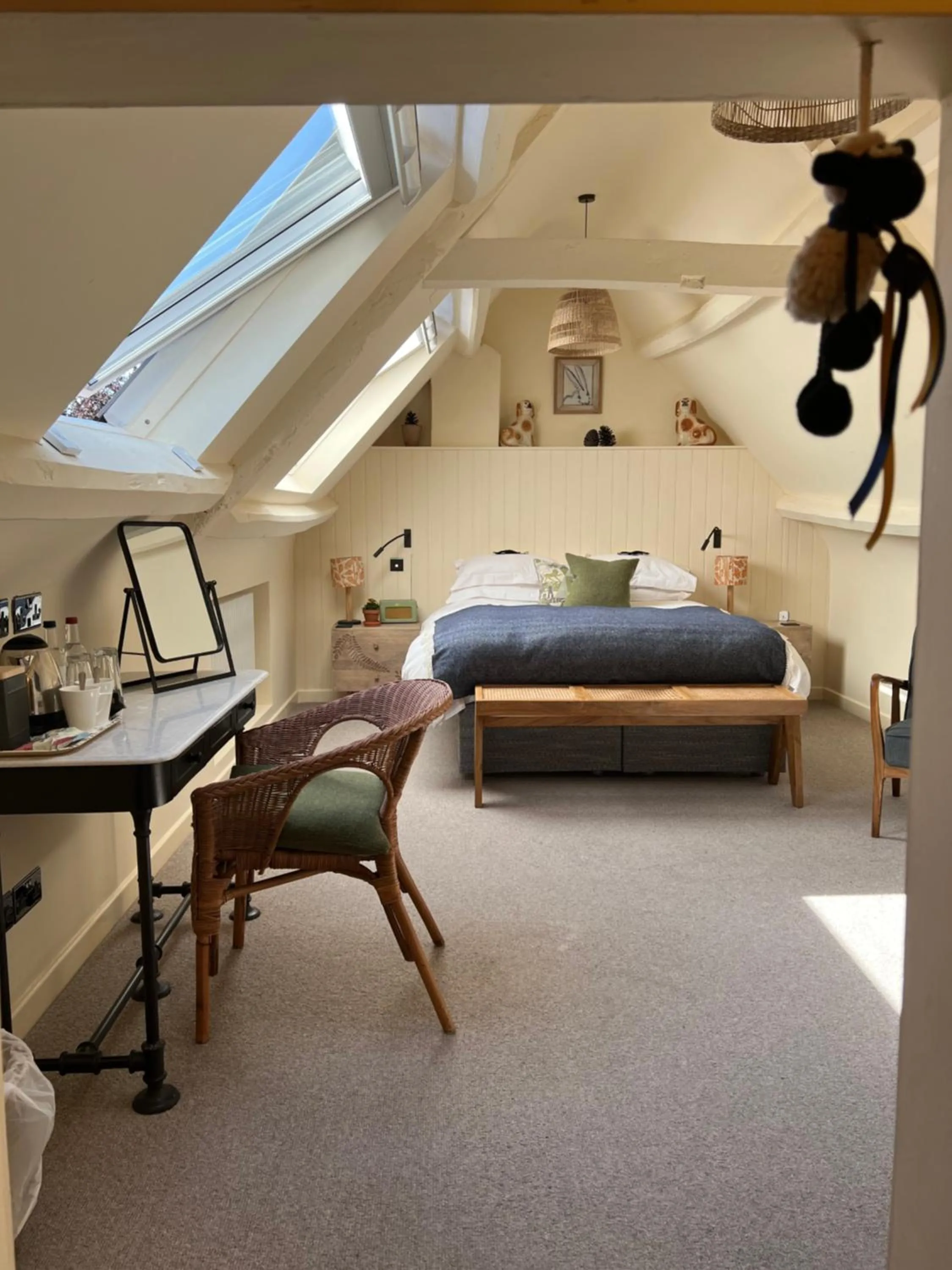 Bed in The Red Lion Inn