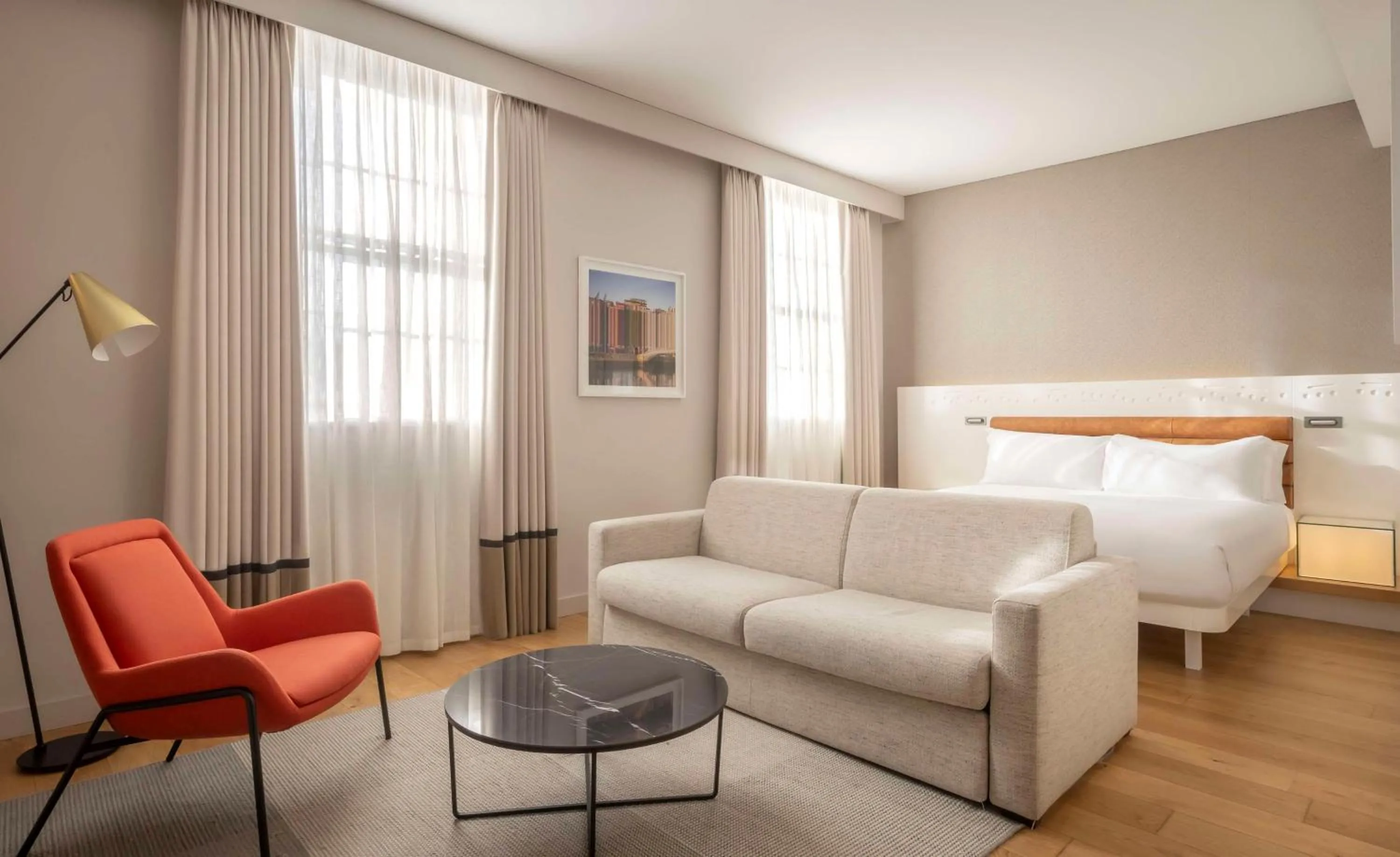 Living room in The Morrison Dublin, Curio Collection by Hilton