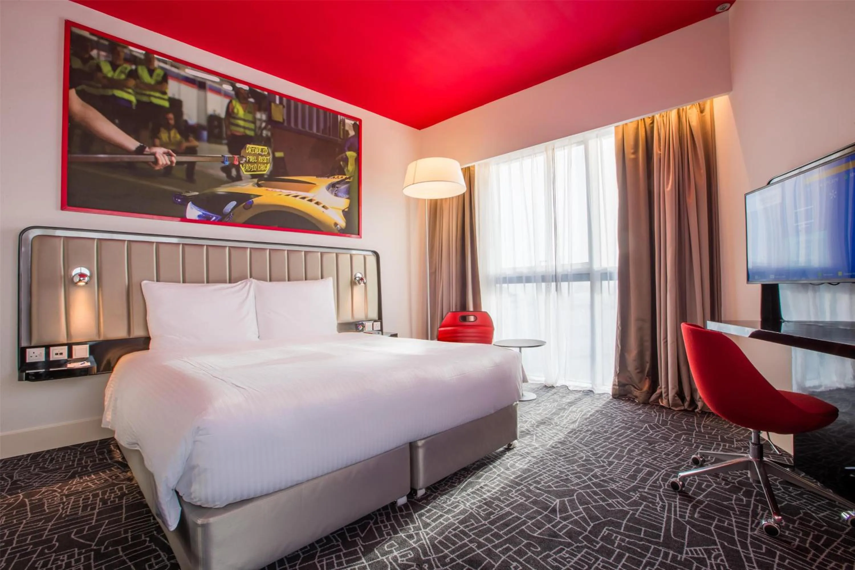 Bedroom, Bed in Park Inn by Radisson Dubai Motor City