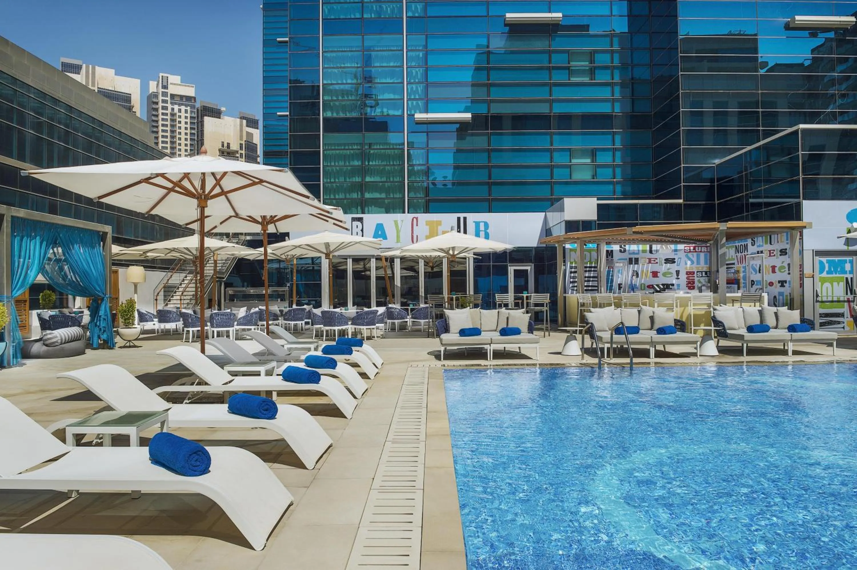 Pool view in DoubleTree by Hilton Dubai - Business Bay