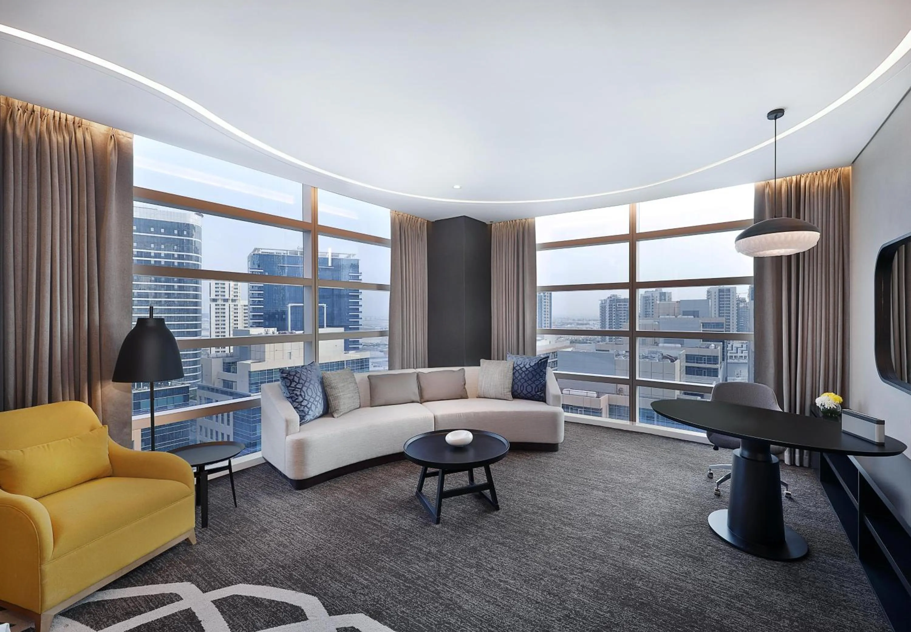 Bed in DoubleTree by Hilton Dubai - Business Bay