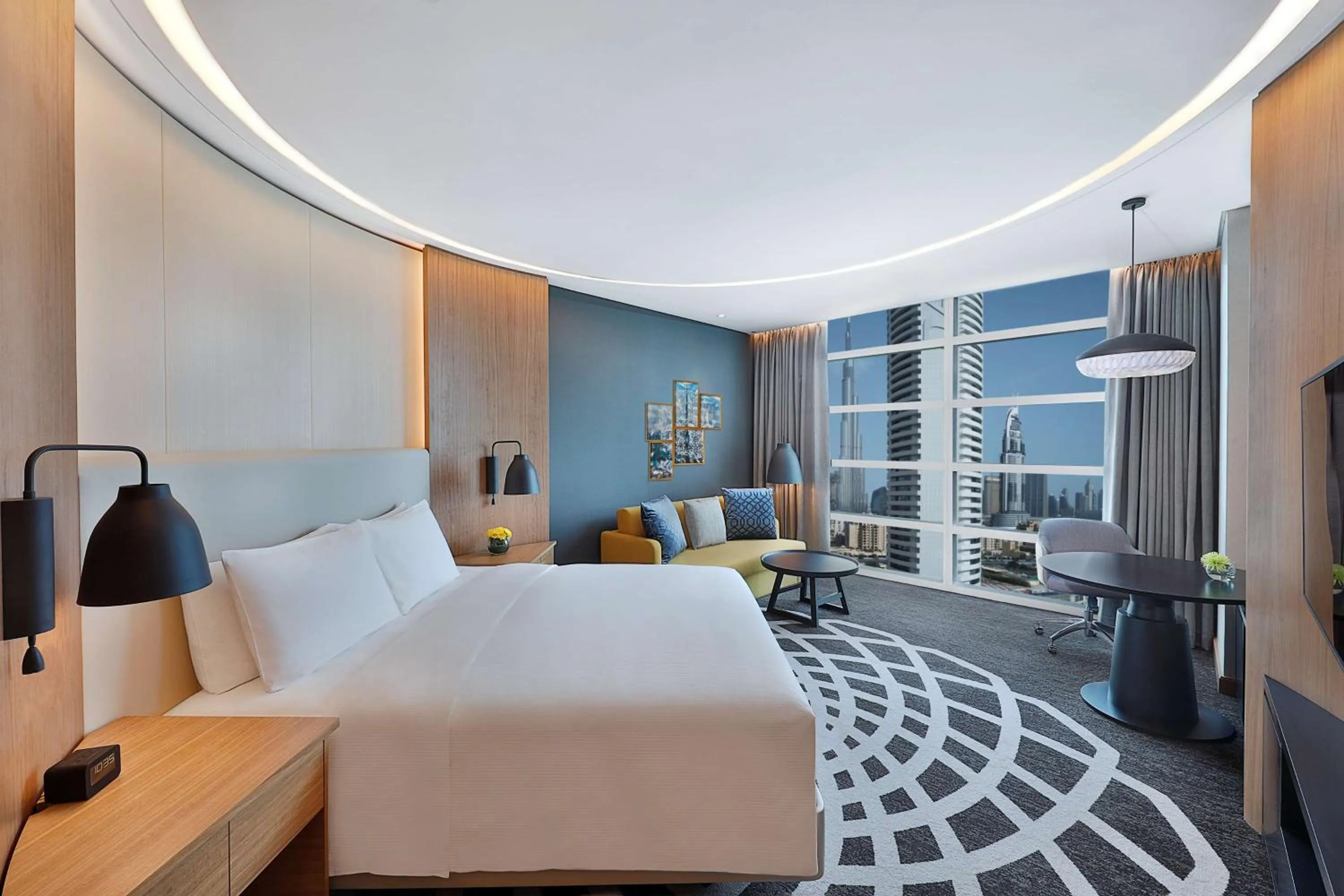 Bed in DoubleTree by Hilton Dubai - Business Bay