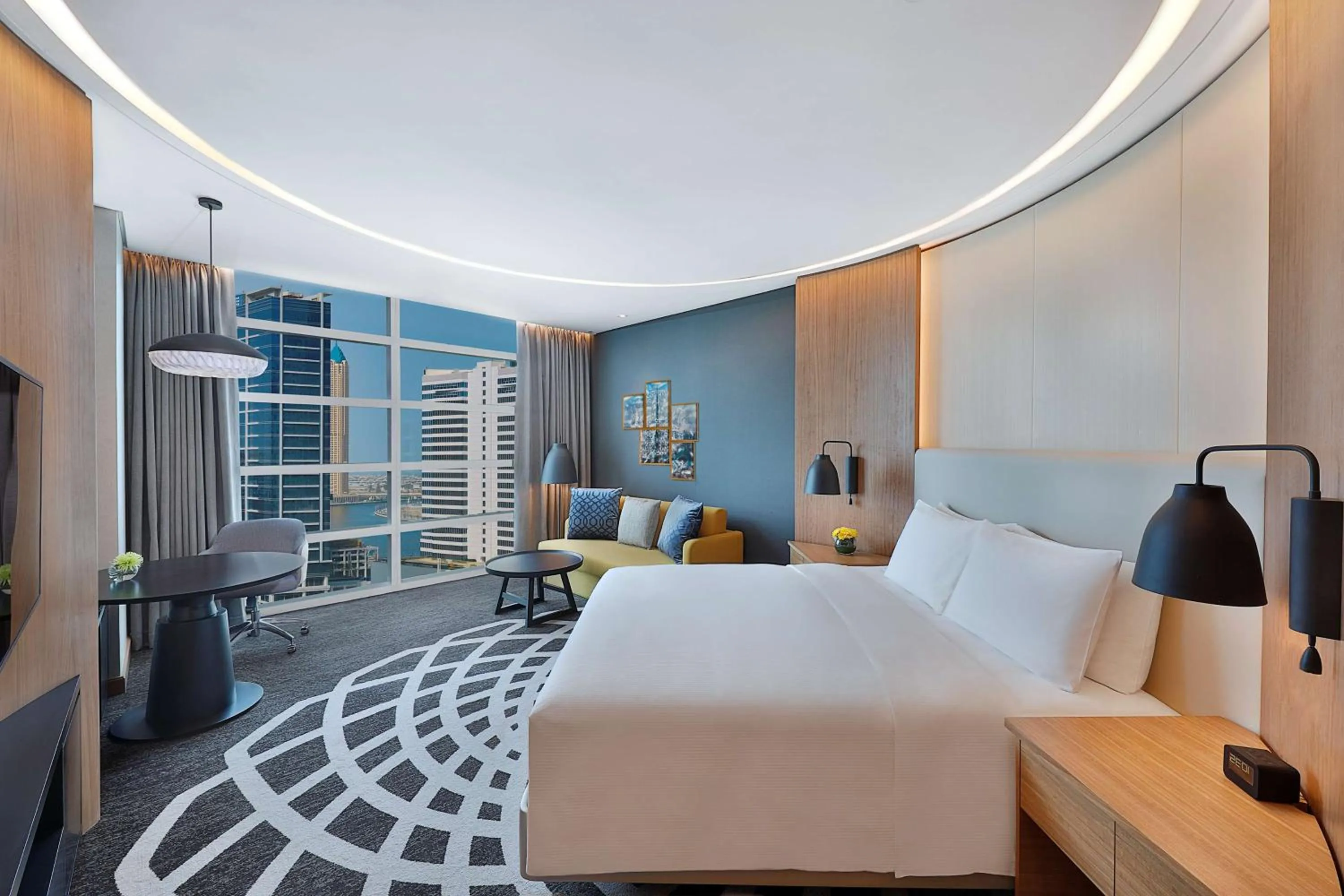 Bed in DoubleTree by Hilton Dubai - Business Bay