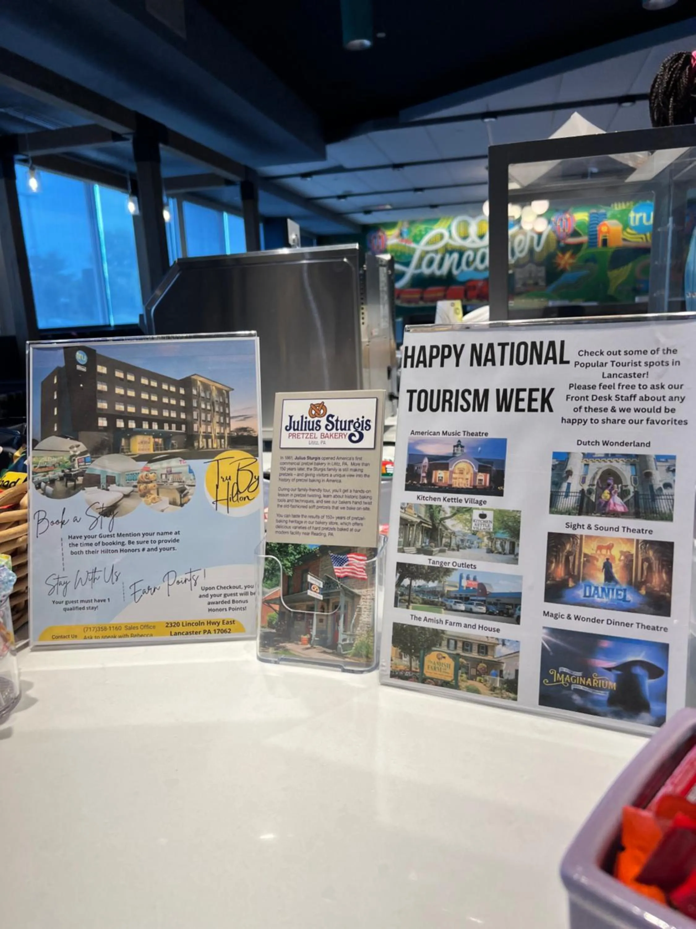 Text overlay in Tru By Hilton Lancaster East