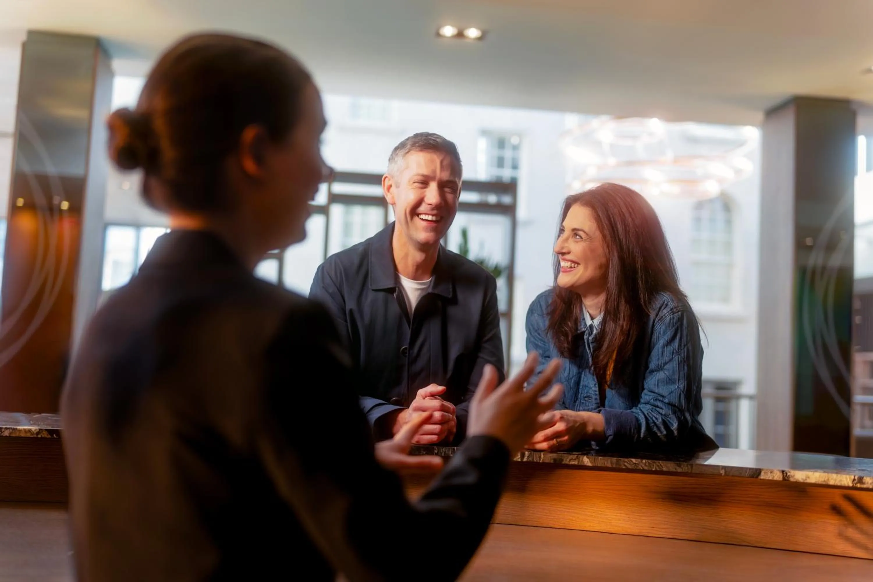 Lobby or reception in Clayton Hotel Belfast City