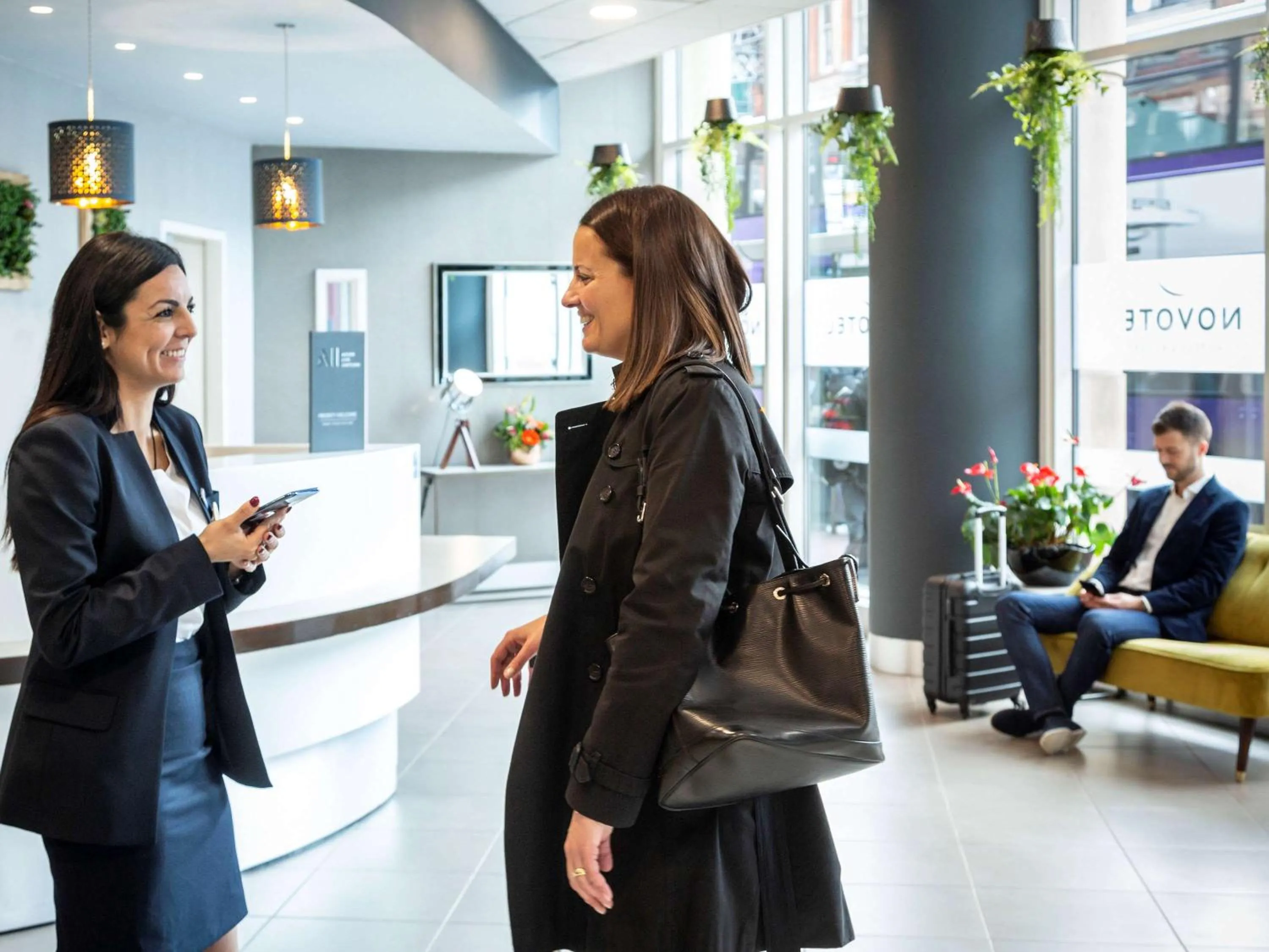 On site in Novotel Reading Centre