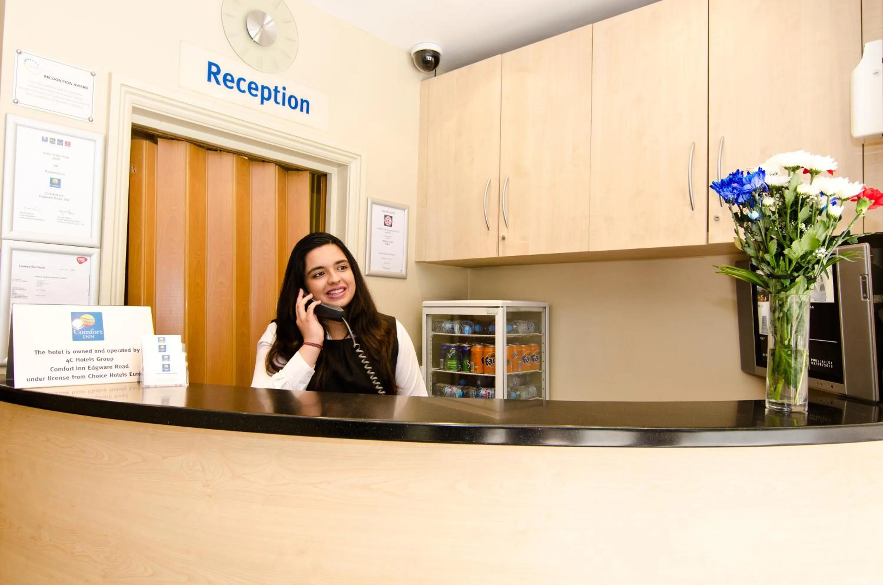 Lobby or reception in Comfort Inn Edgware Road W2