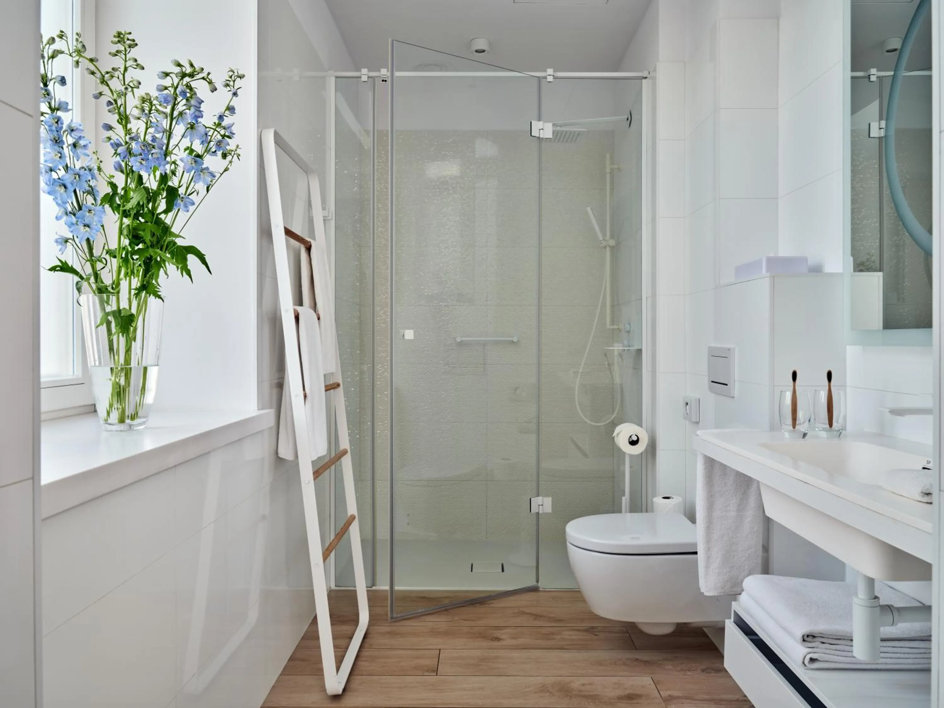 Shower in Hotel Indigo Warsaw Nowy Świat by IHG