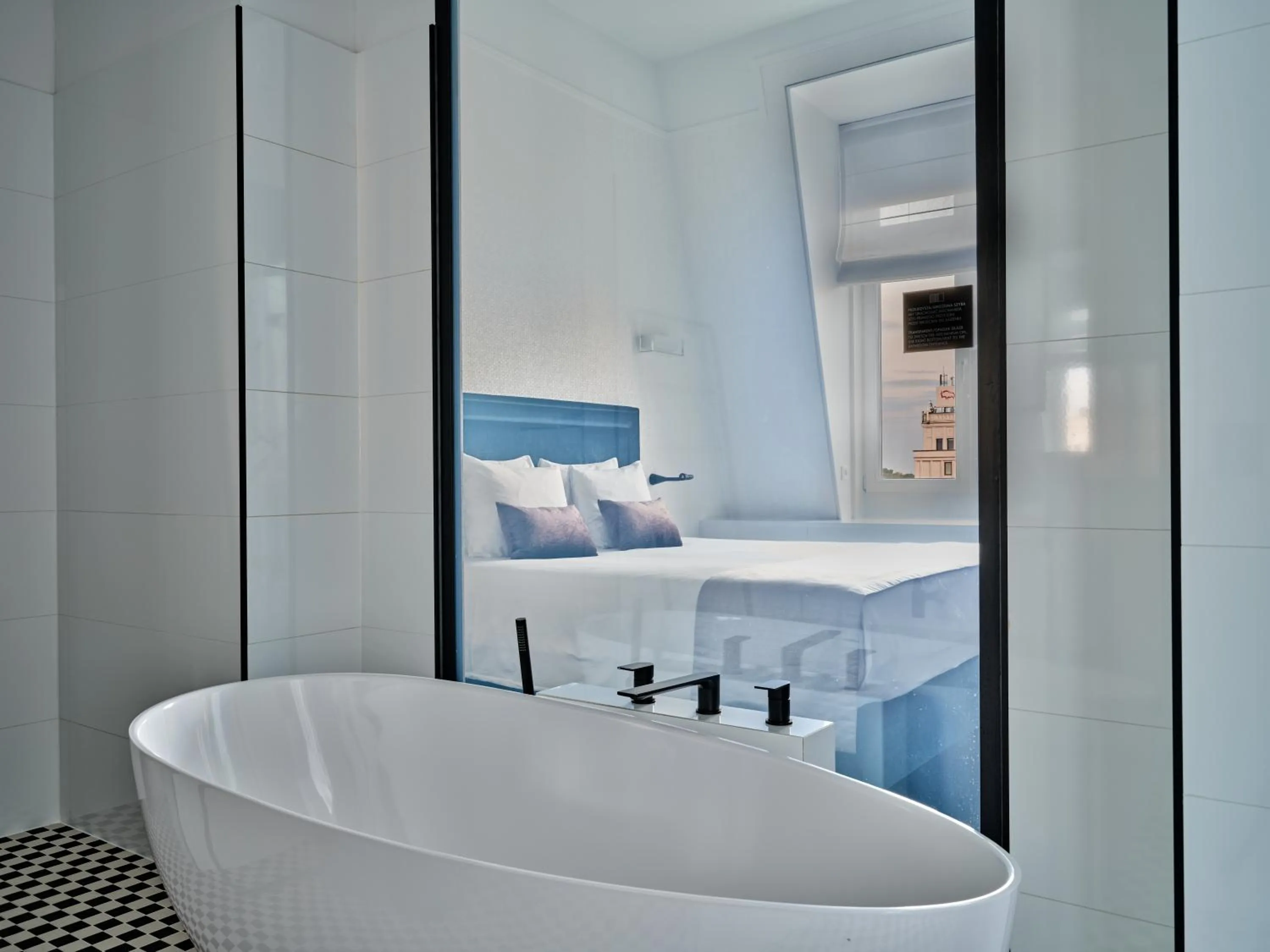 Bathroom, Bed in Hotel Indigo Warsaw Nowy Świat by IHG