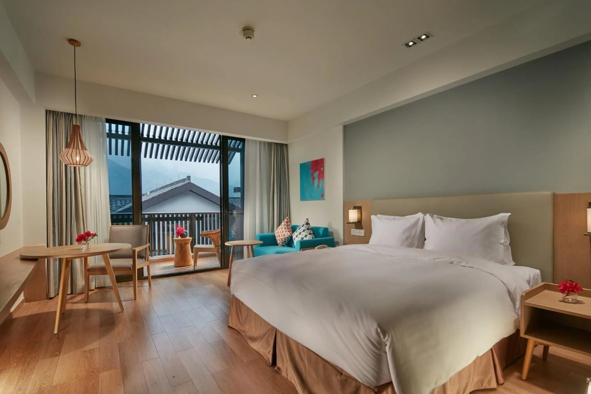 Photo of the whole room in Holiday Inn Express Zhejiang Qianxia Lake by IHG