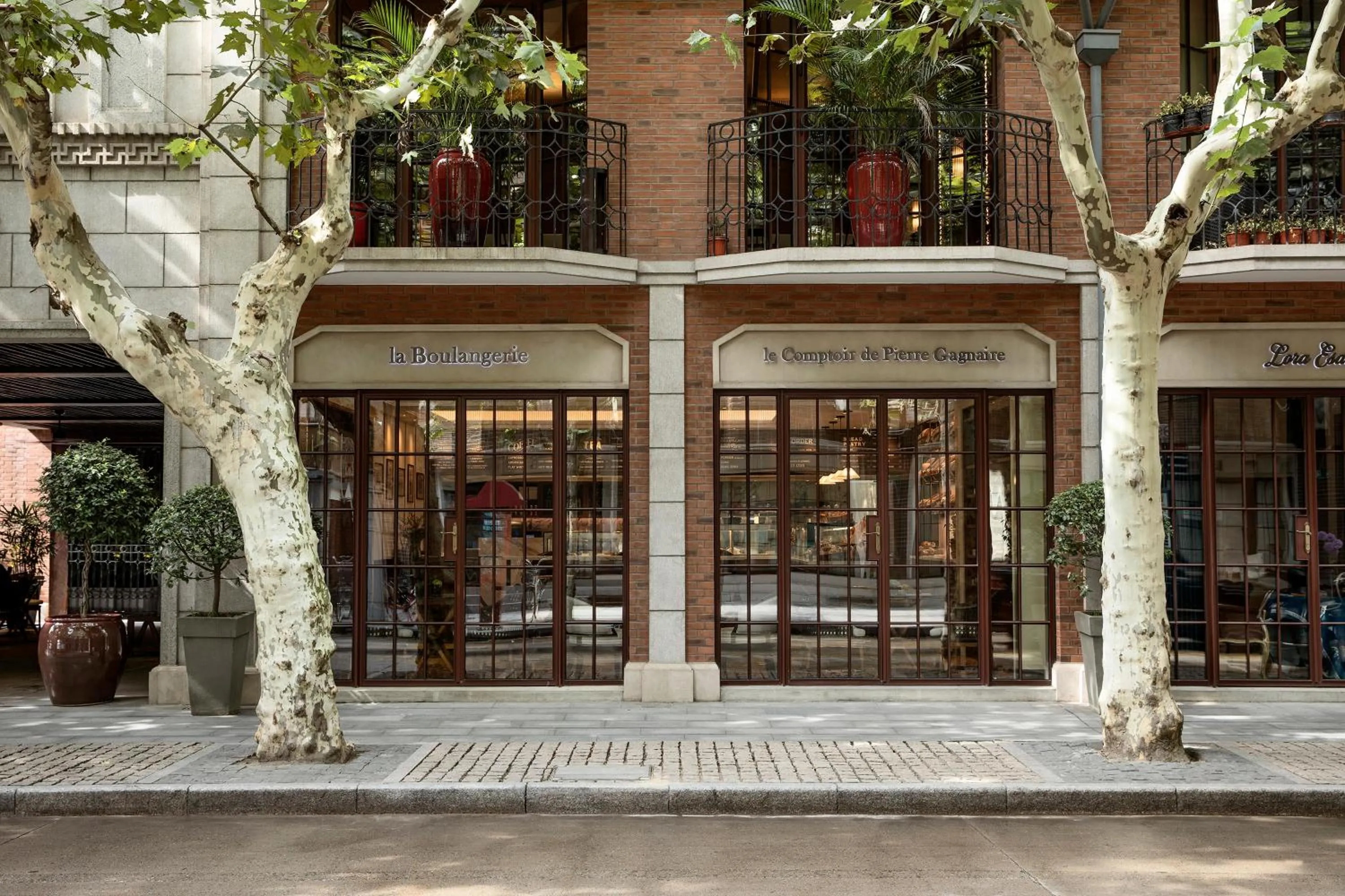 Facade/entrance in Capella Shanghai, Jian Ye Li