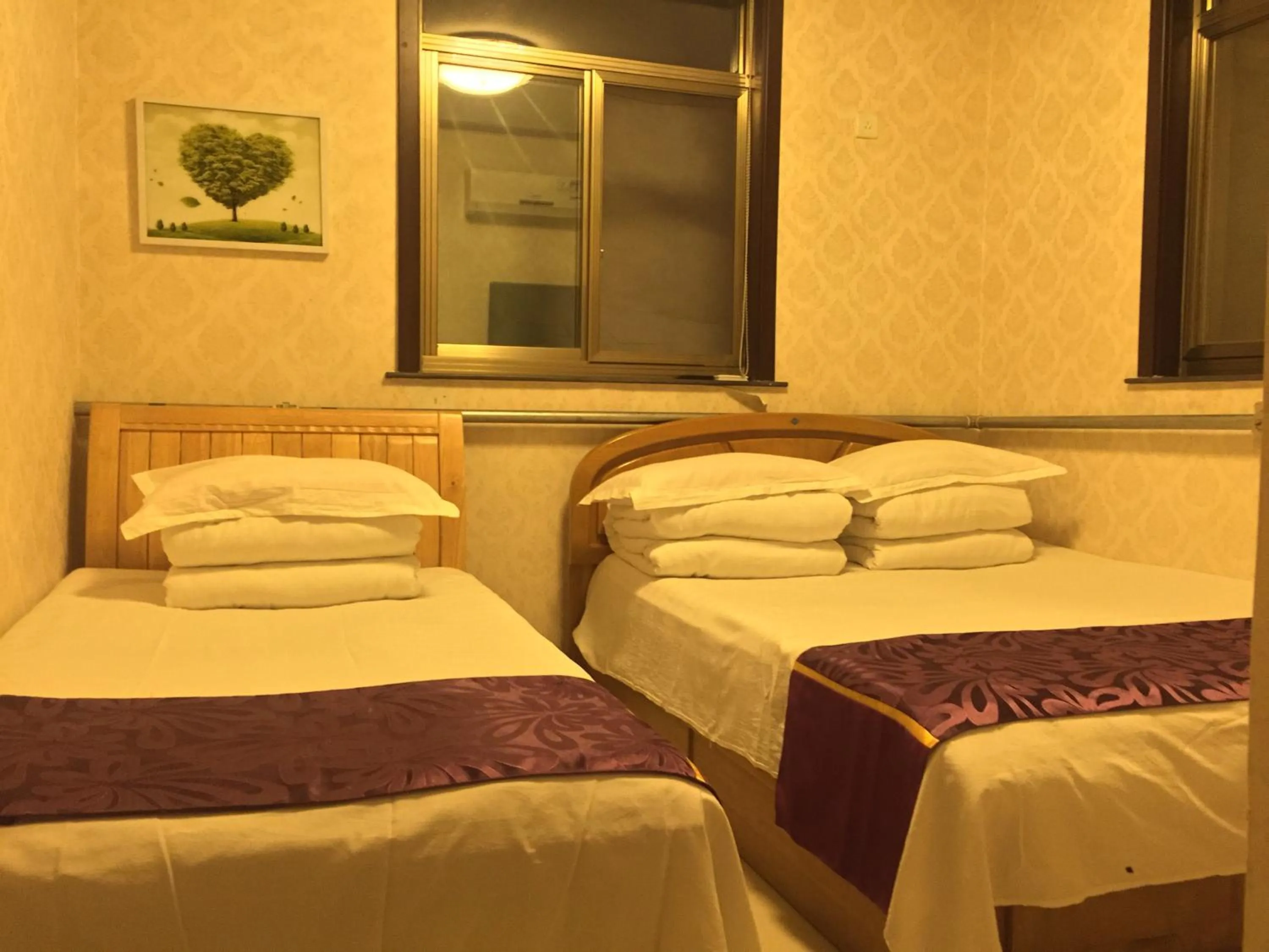 Property building, Bed in Huangyaguan Great Wall Li Bo Home Hotel
