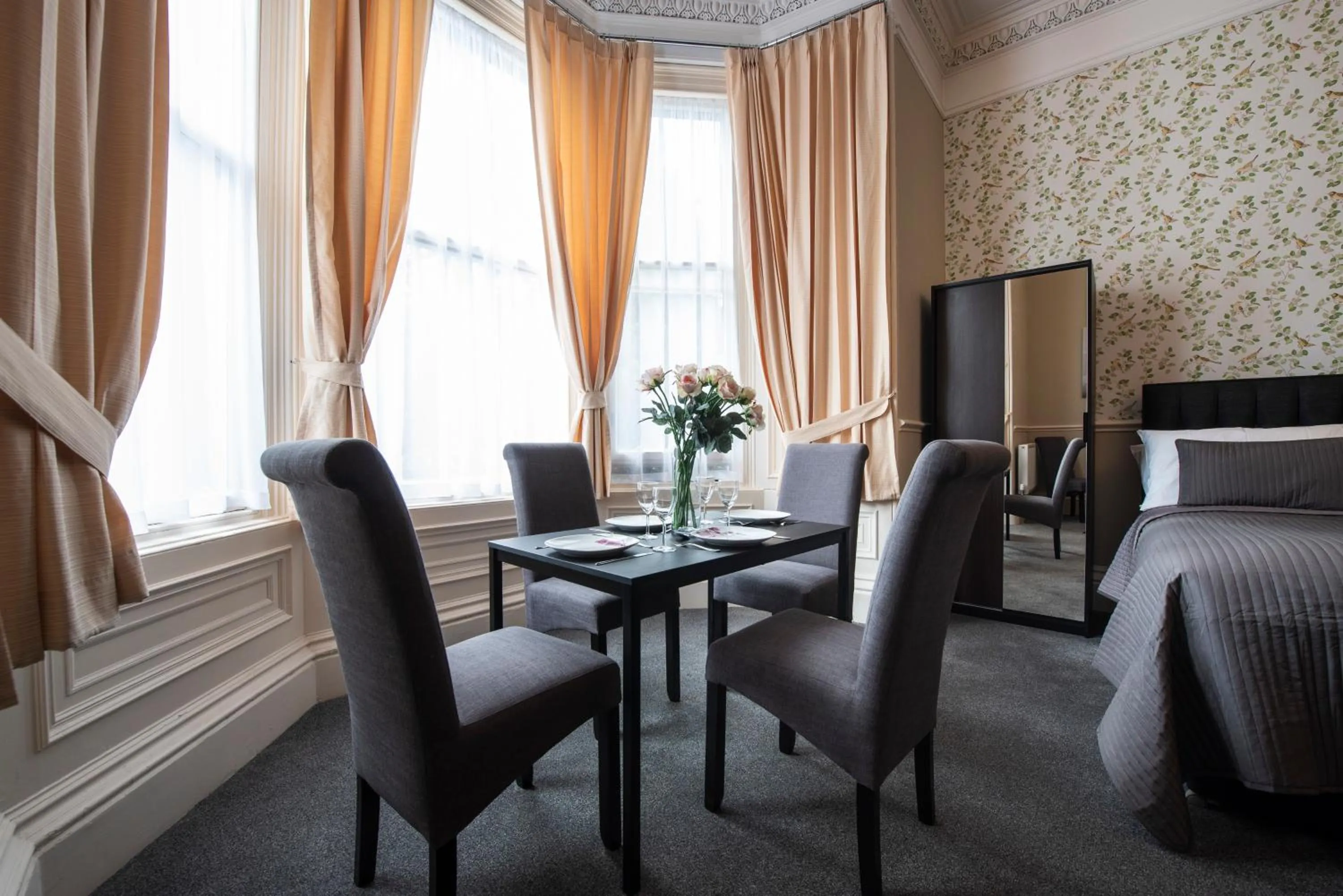 Bed in Grosvenor Suites