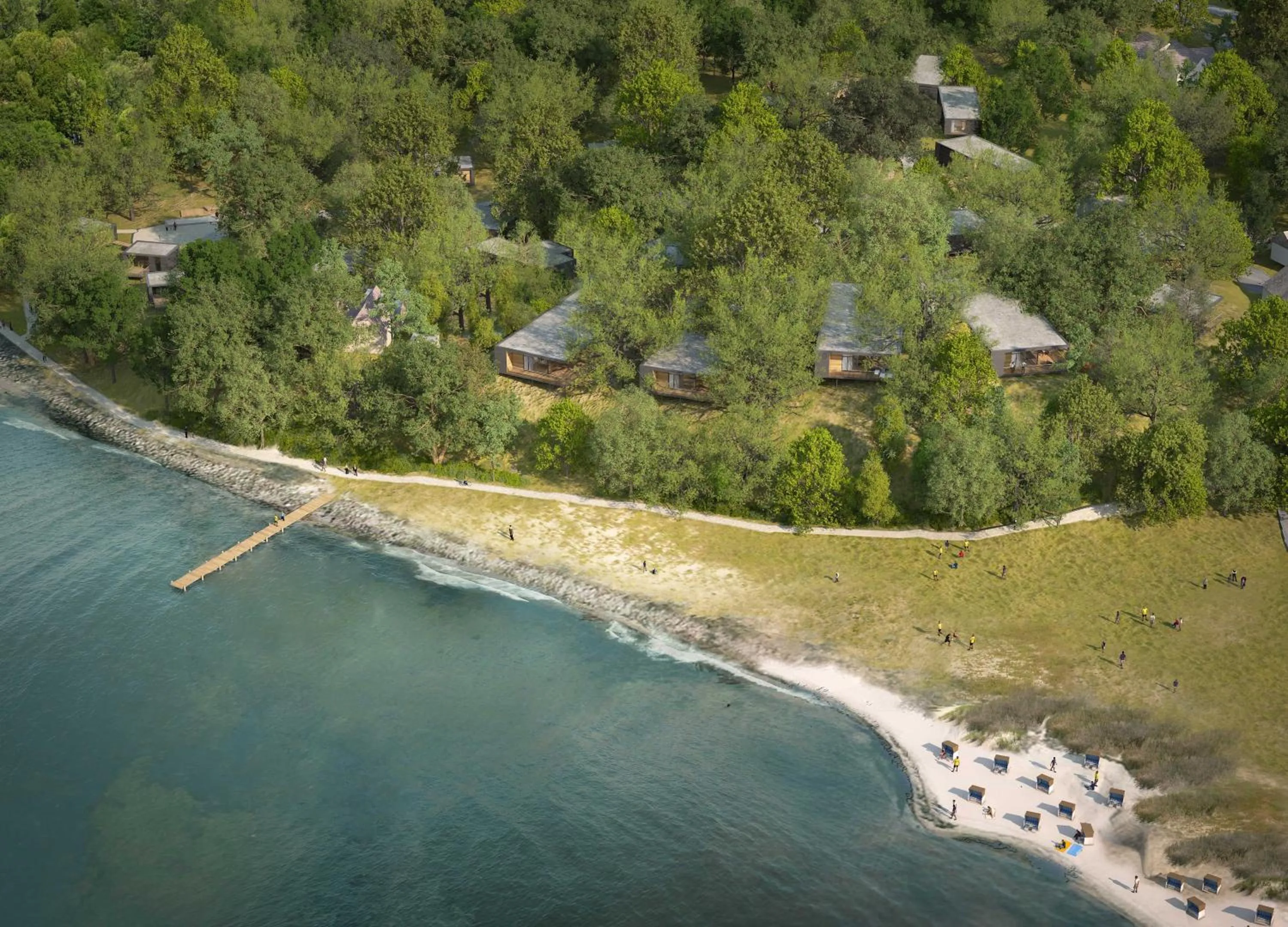 Bird's eye view in Glück in Sicht