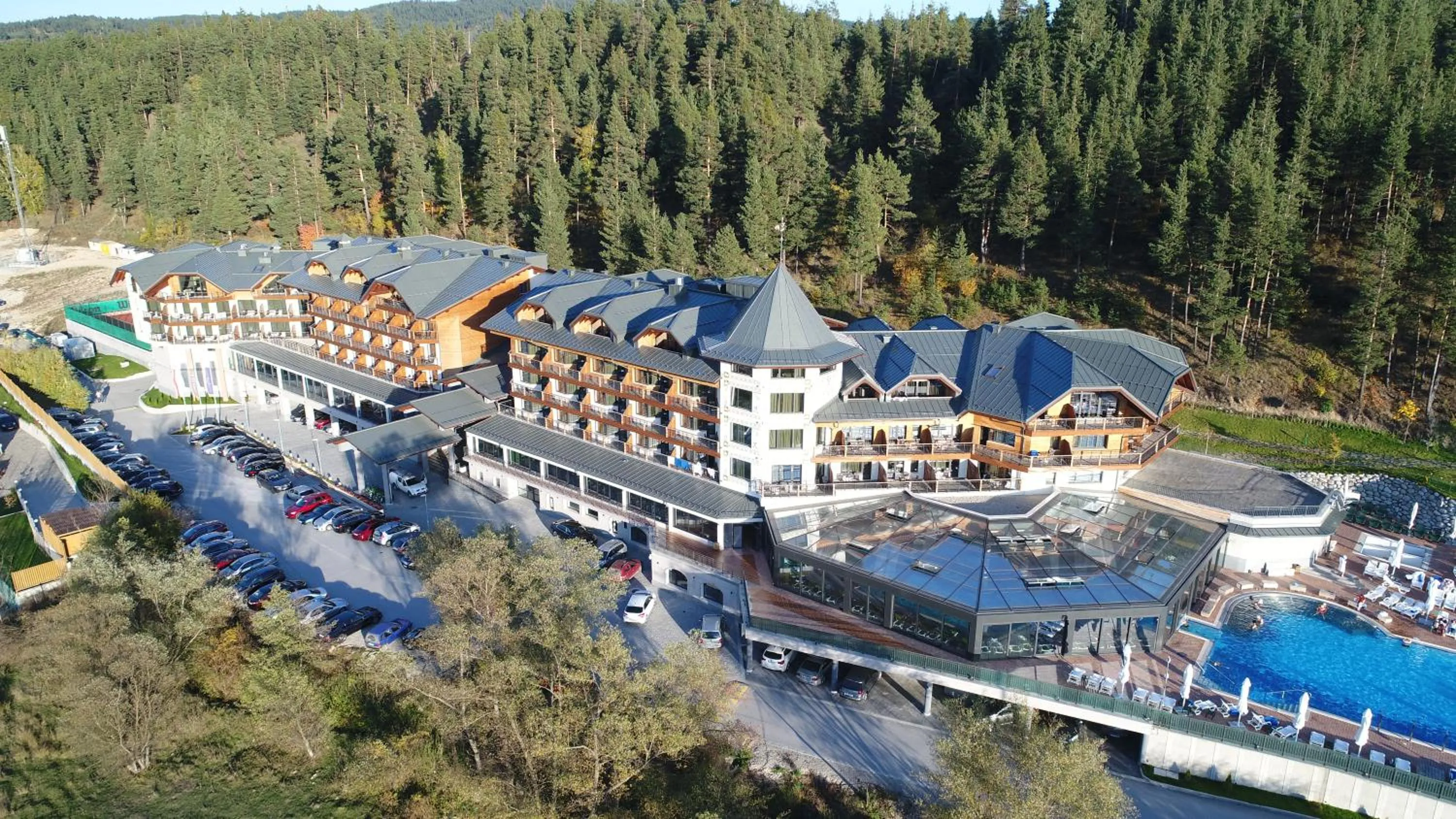 Bird's eye view in Hot Springs Medical and SPA