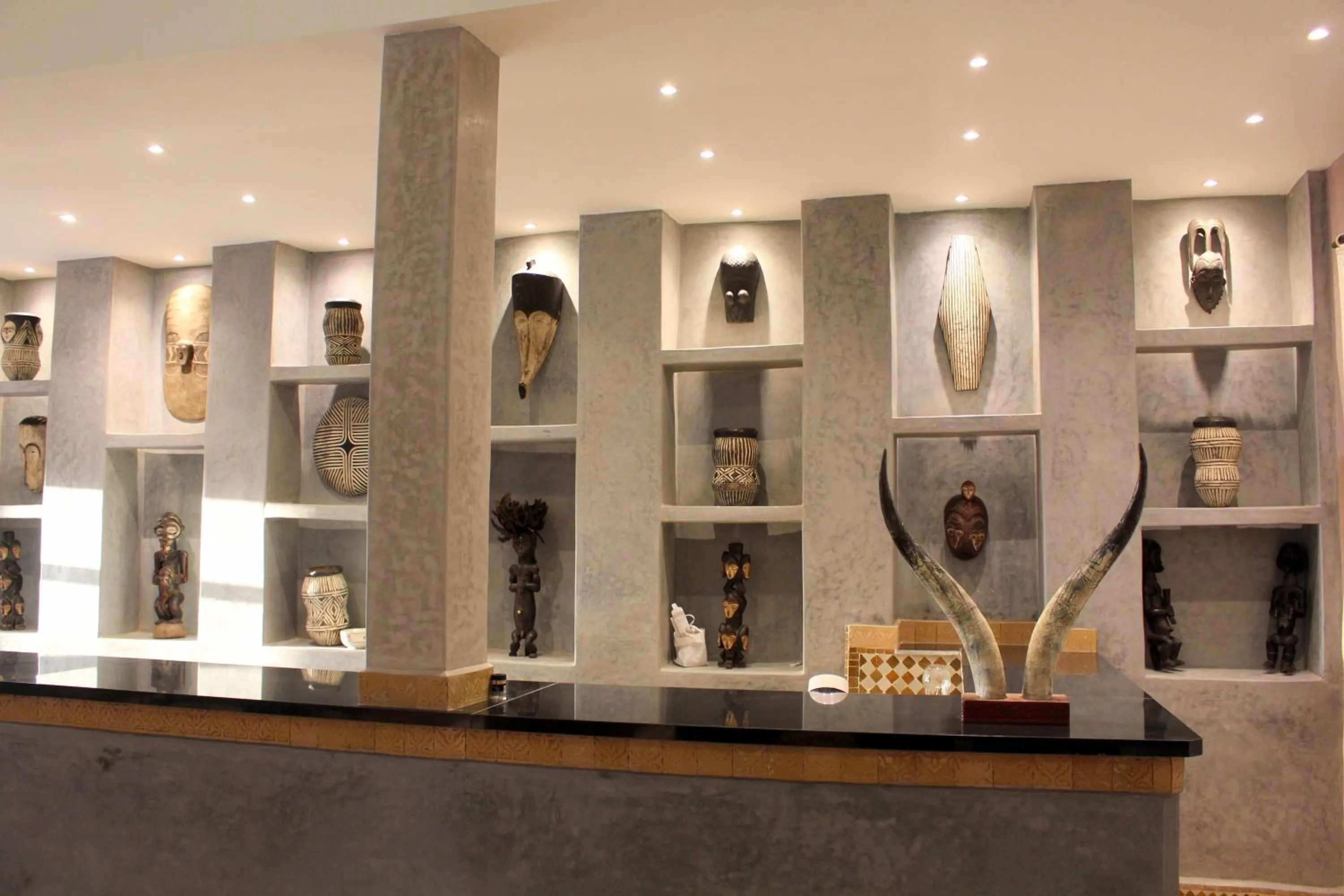 Lounge or bar in Bab Rimal - Desert Hotel in M'hamid El Ghizlane