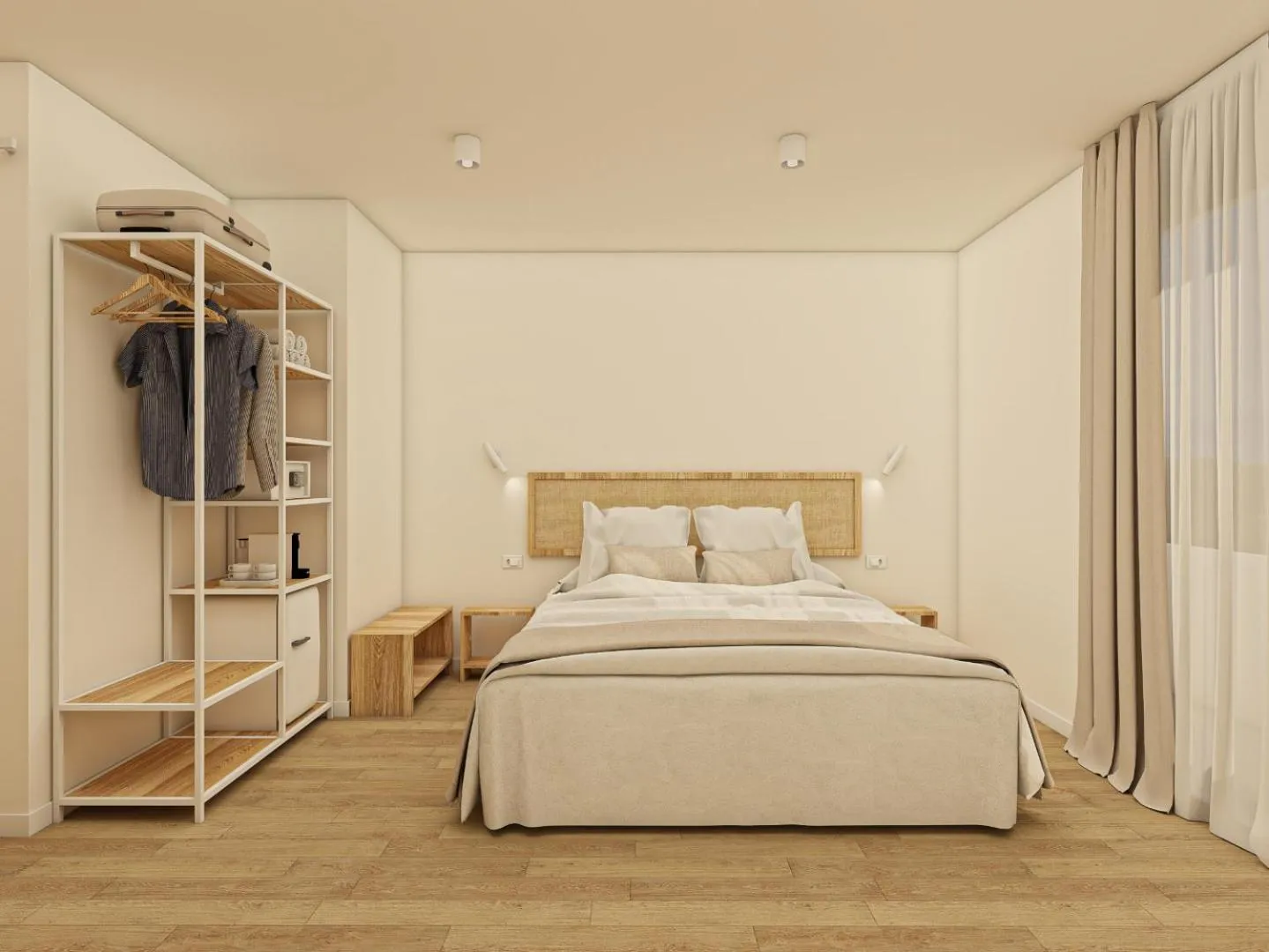 Bed in Hotel Rosamar - Emar Hotels