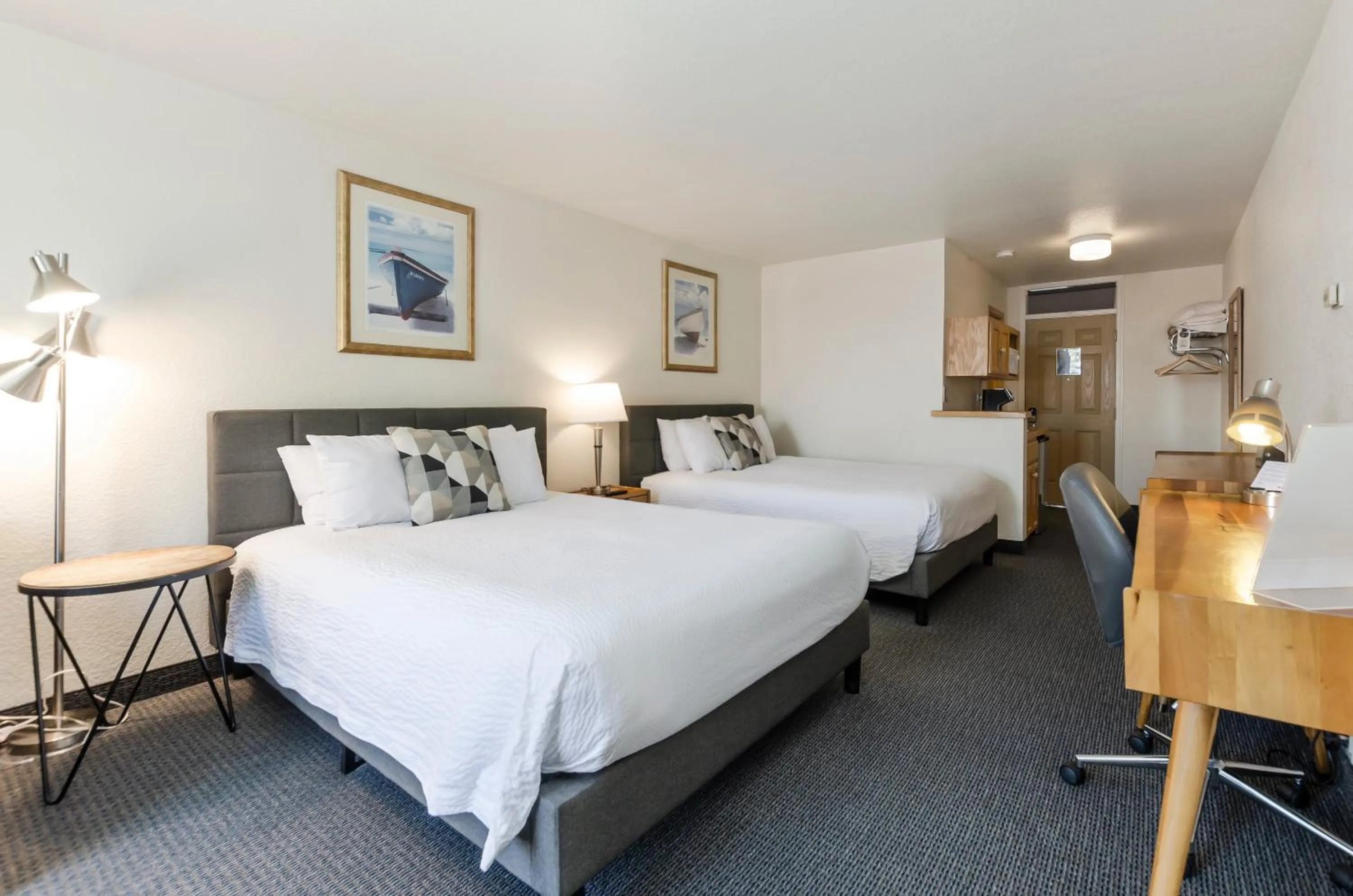 Bed in Firelite Lodge