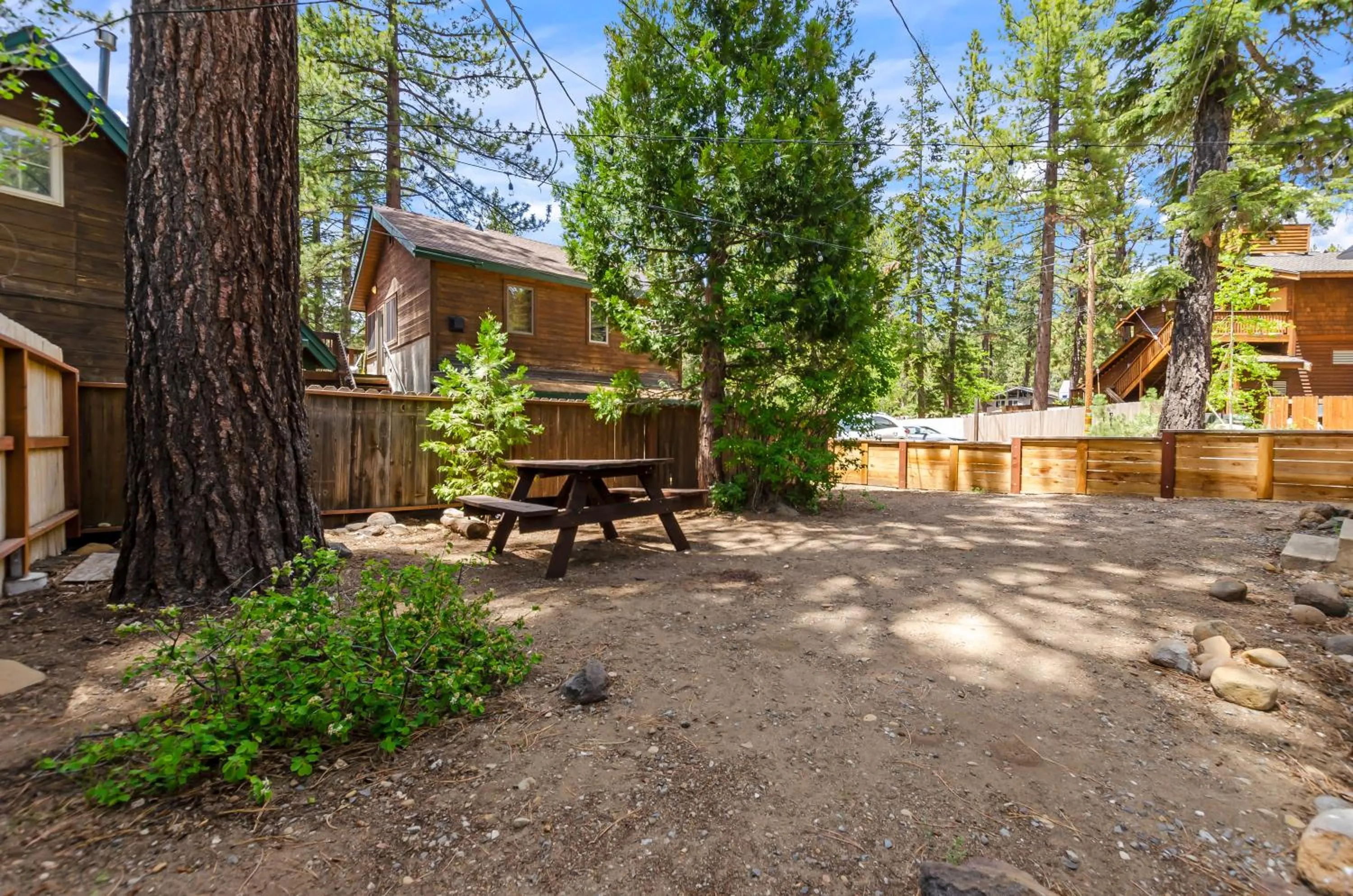 Garden view in Firelite Lodge