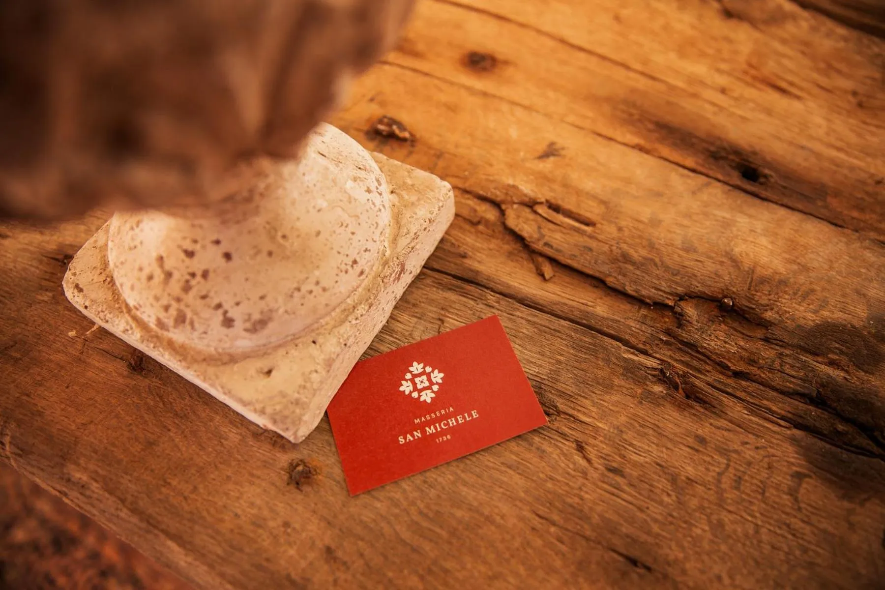 Decorative detail in Masseria San Michele