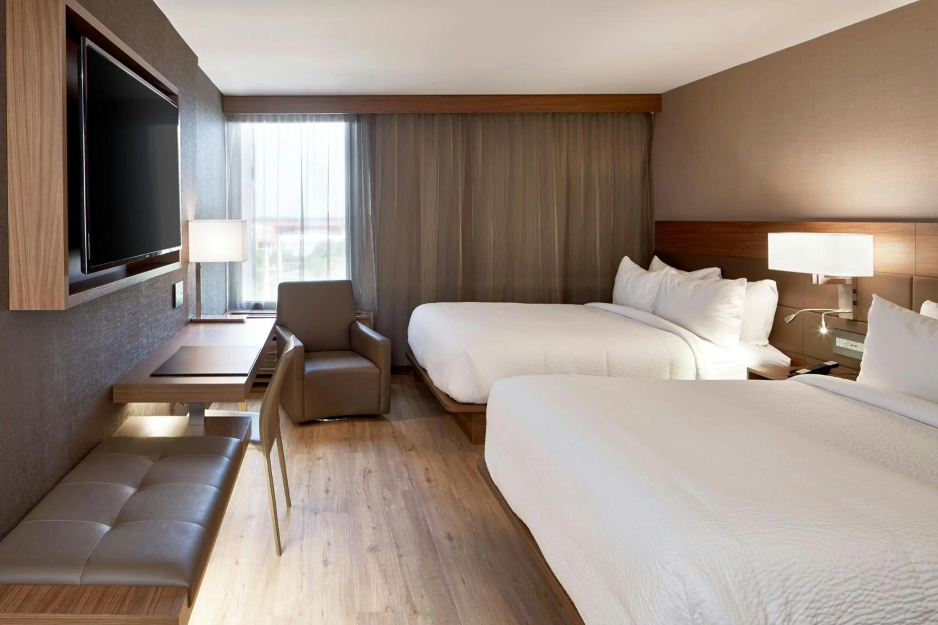 Photo of the whole room, Bed in AC Hotel Atlanta Downtown