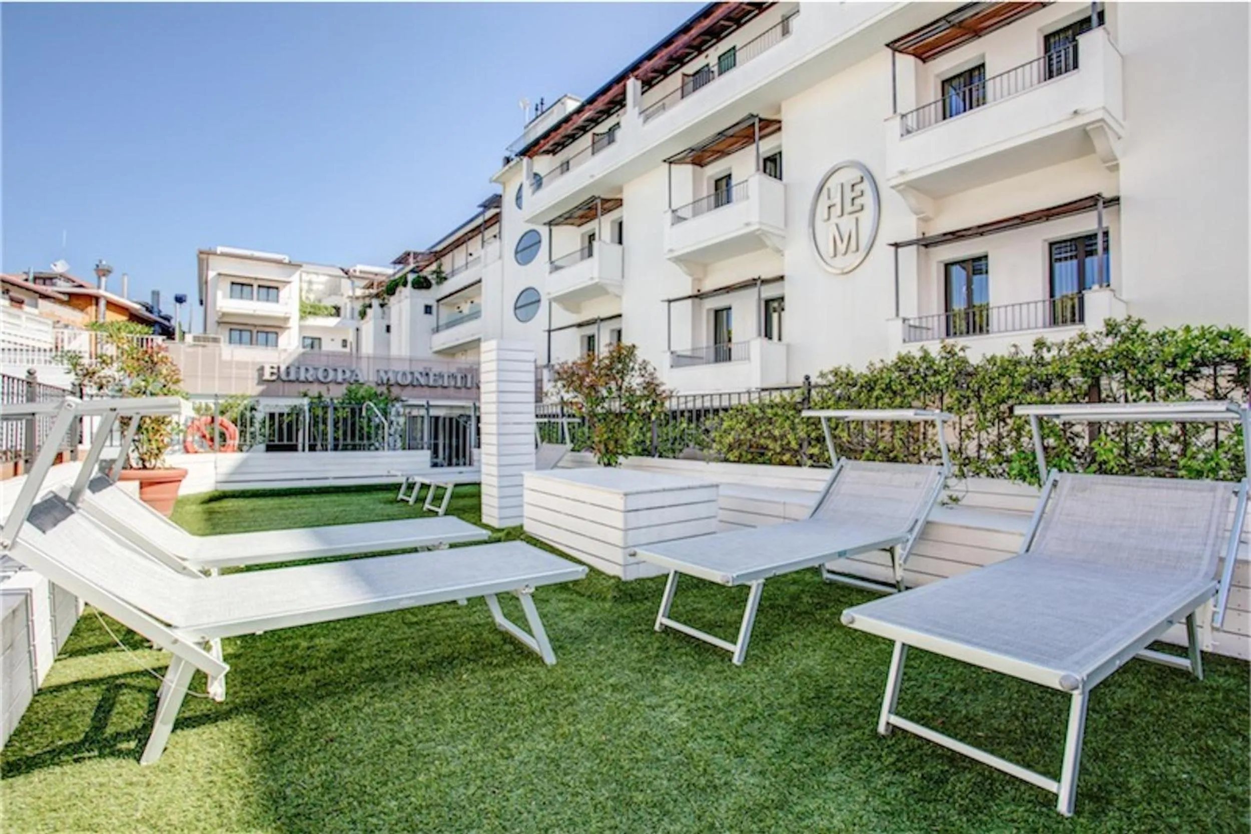Solarium in Hotel Europa Monetti