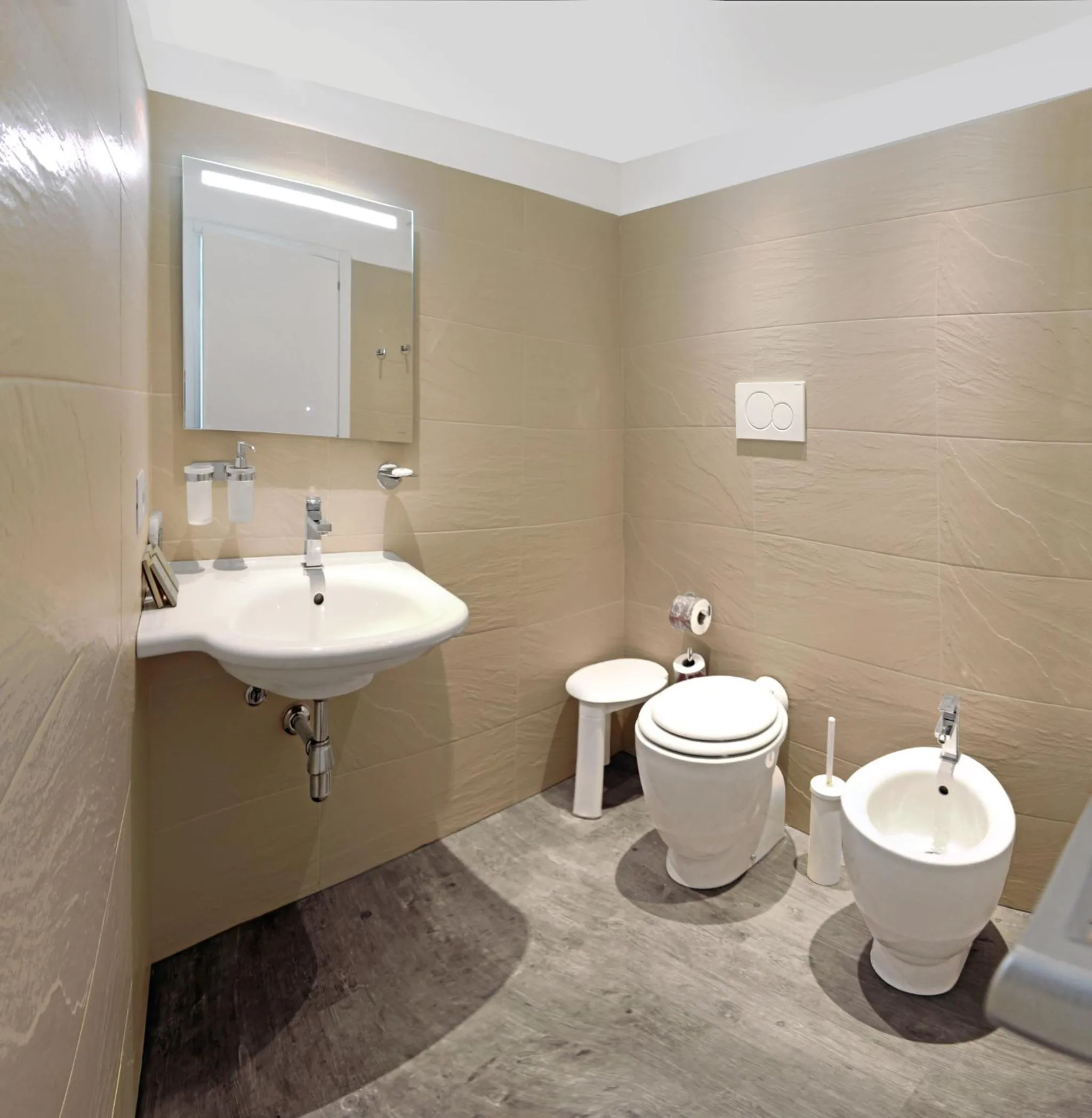 Bathroom in Hotel Europa Monetti