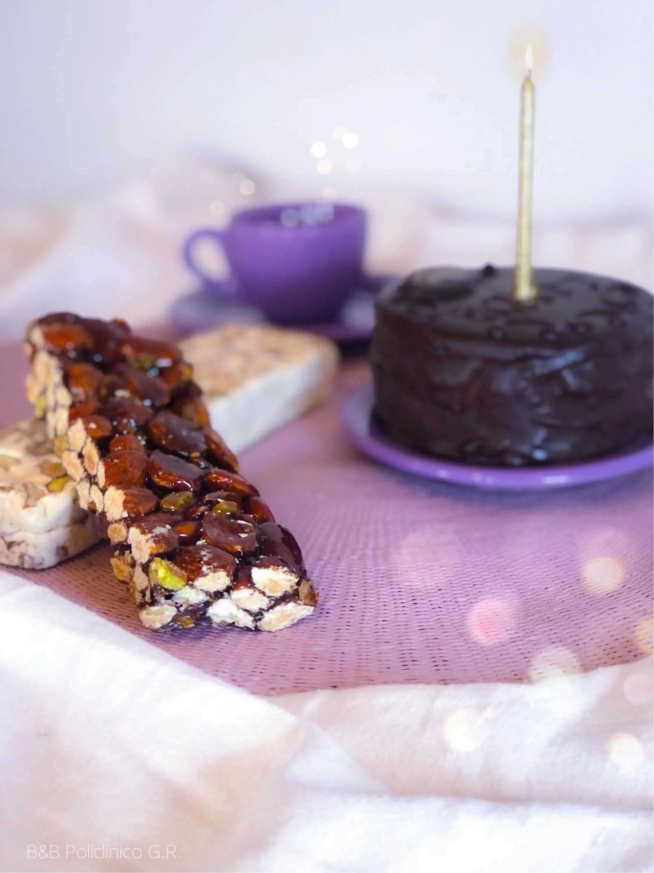 Communal lounge/ TV room in B&B Policlinico Gaspare Rodolico