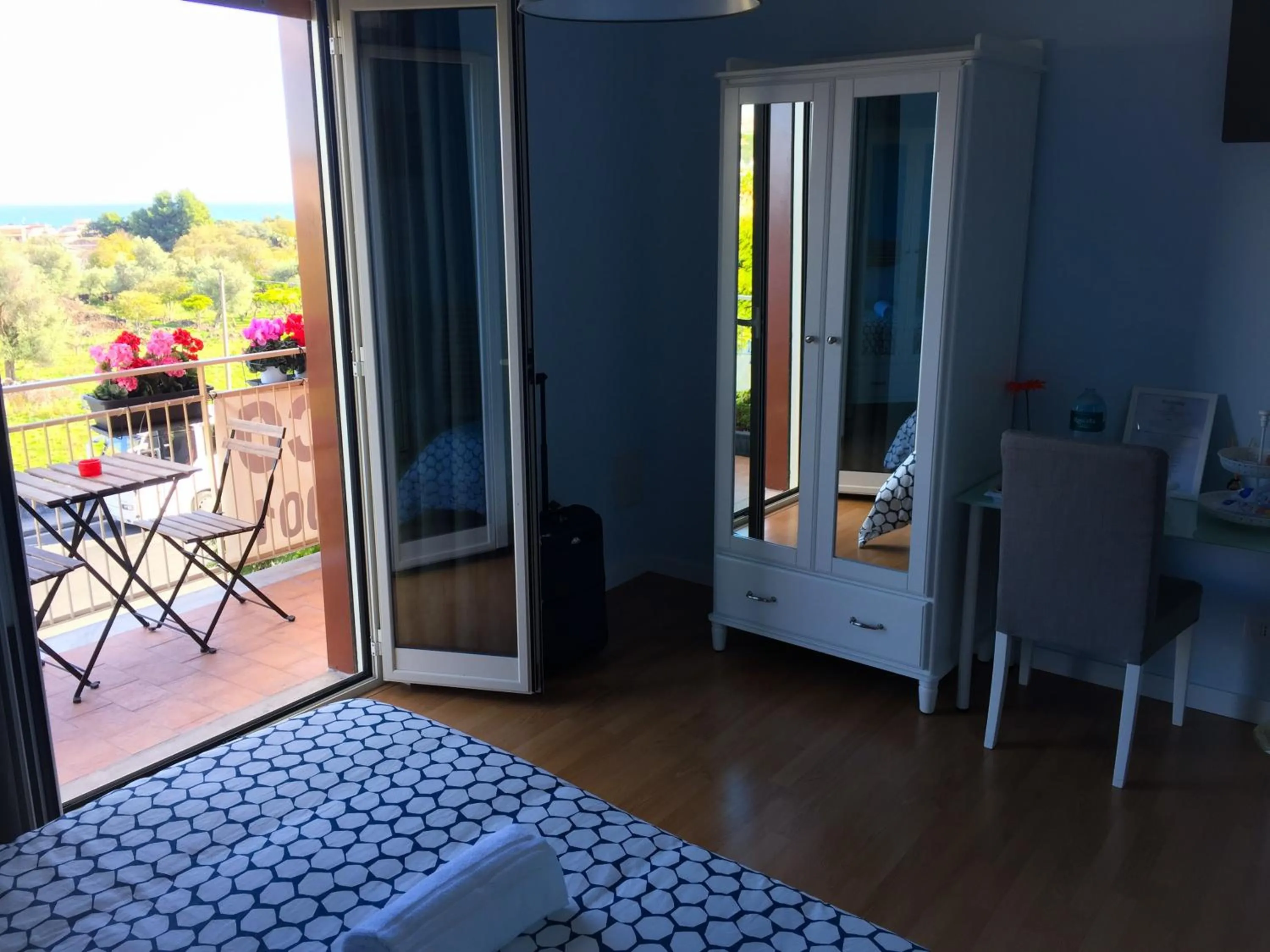 Balcony/Terrace in B&B Policlinico Gaspare Rodolico