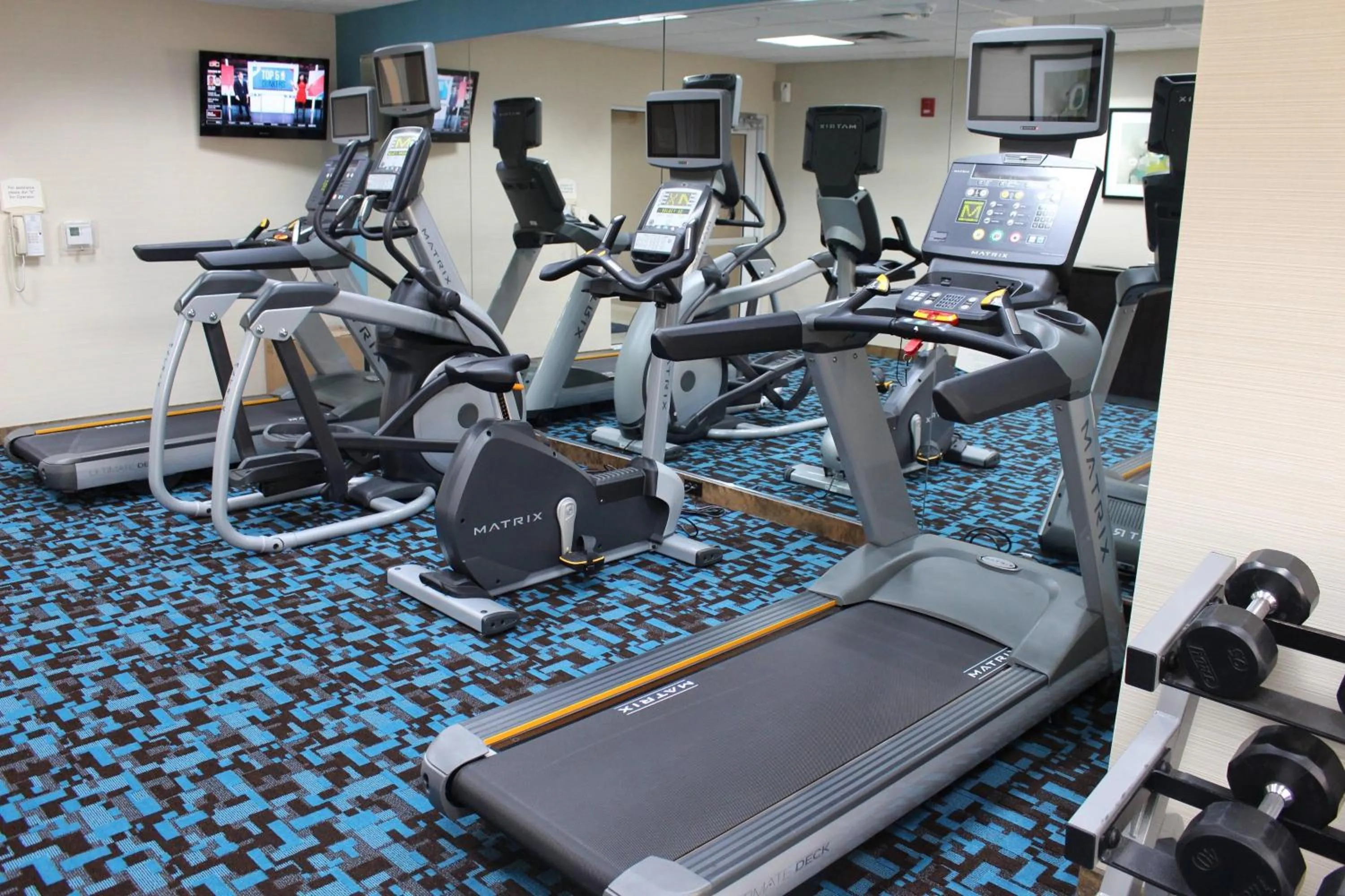 Fitness centre/facilities in Fairfield Inn & Suites Kansas City Liberty