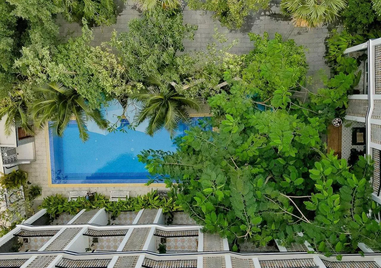 Swimming pool in Kampot View Boutique