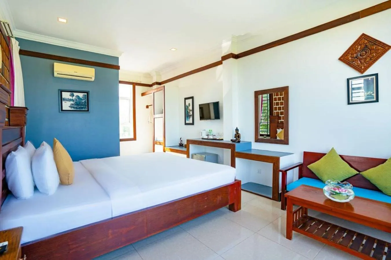 Bed in Kampot View Boutique