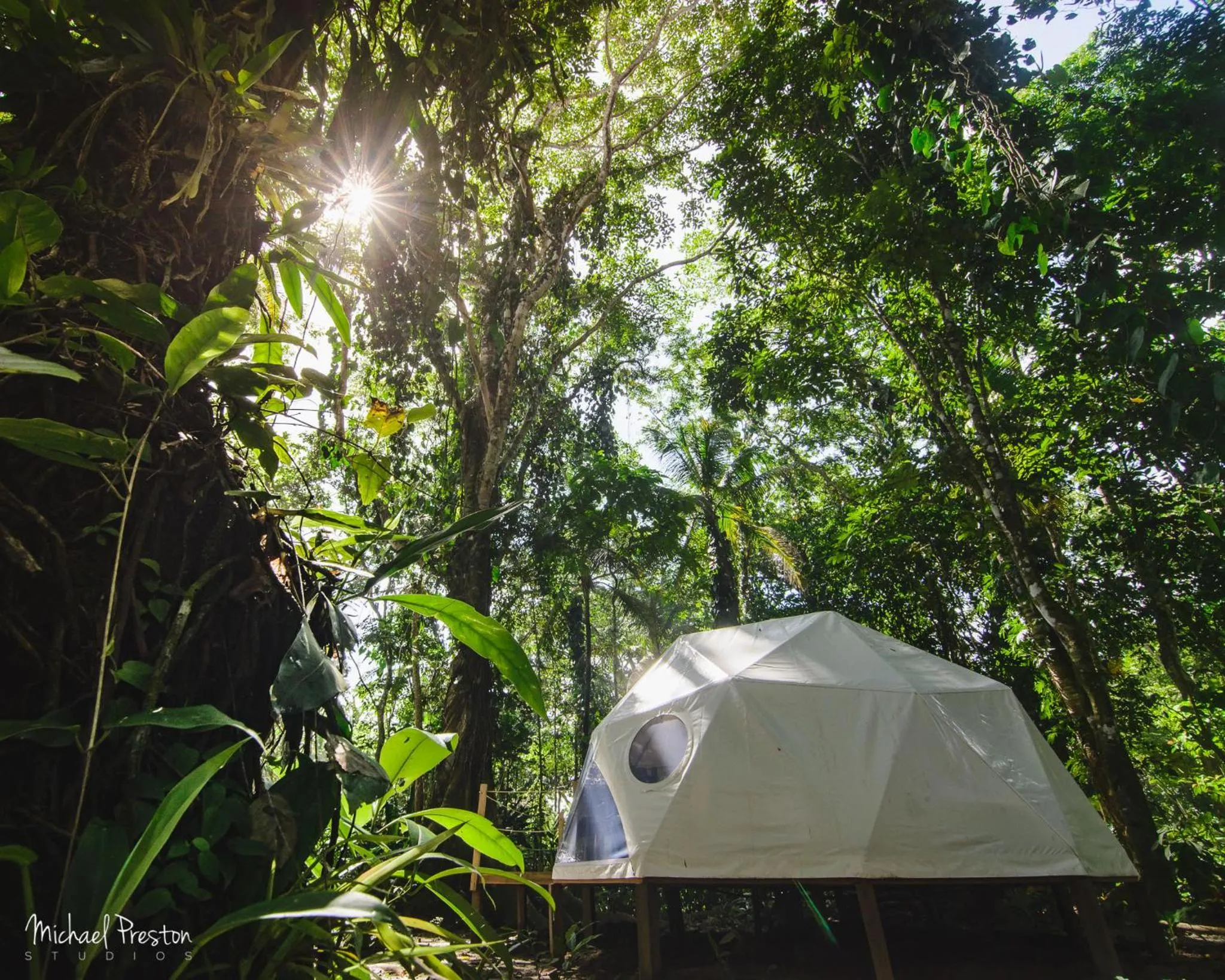 Natural landscape in Hotel Faith Glamping Dome Costa Rica