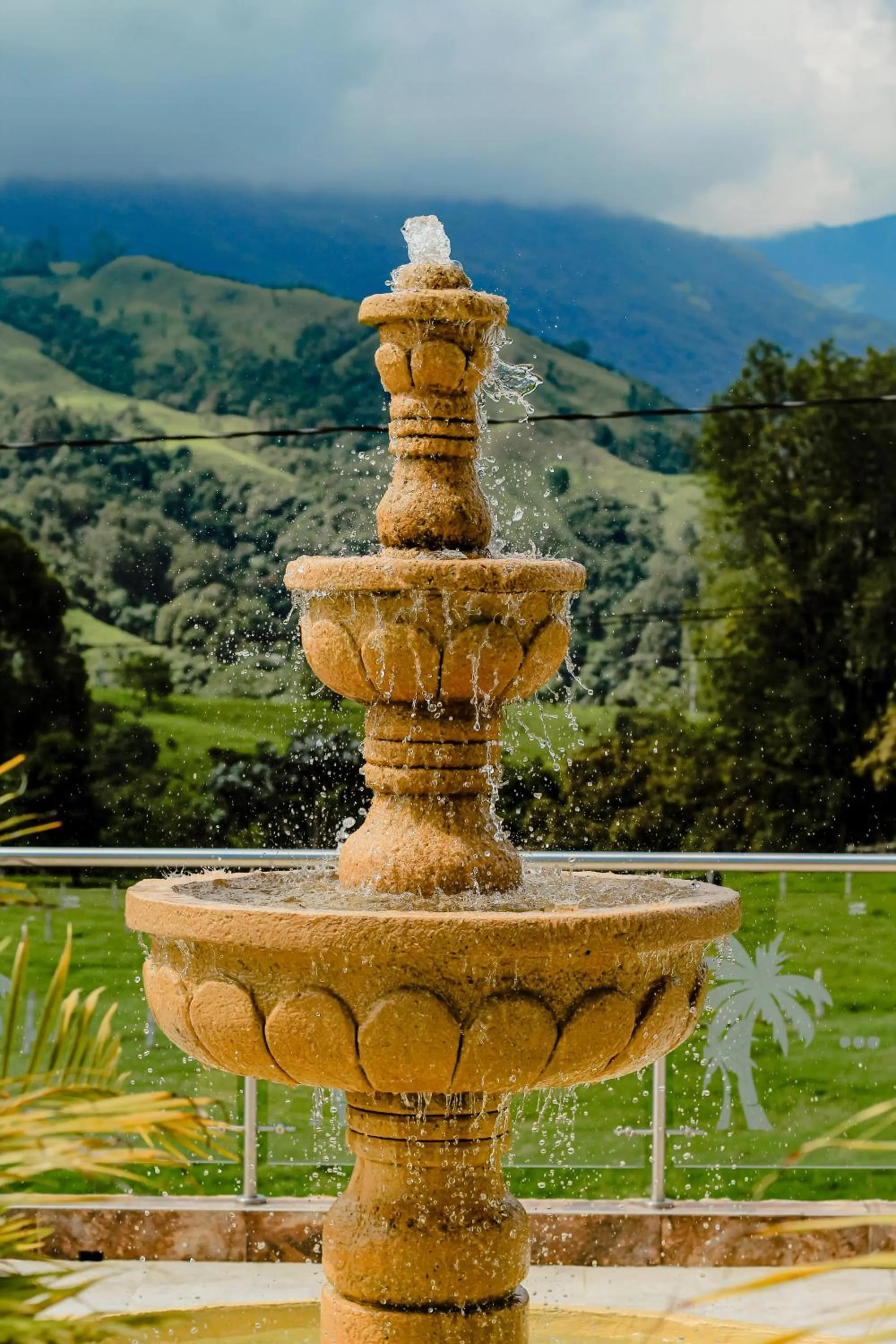 Mountain view in Hotel Boutique Palmas de Salento