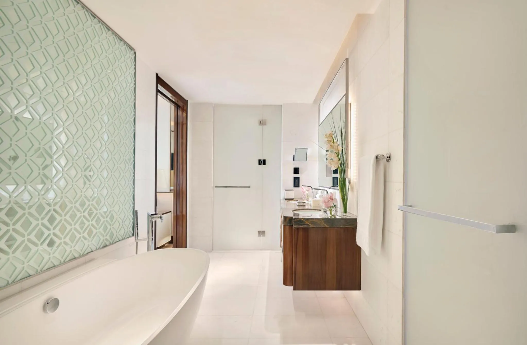 Bathroom in Mandarin Oriental Al Faisaliah, Riyadh