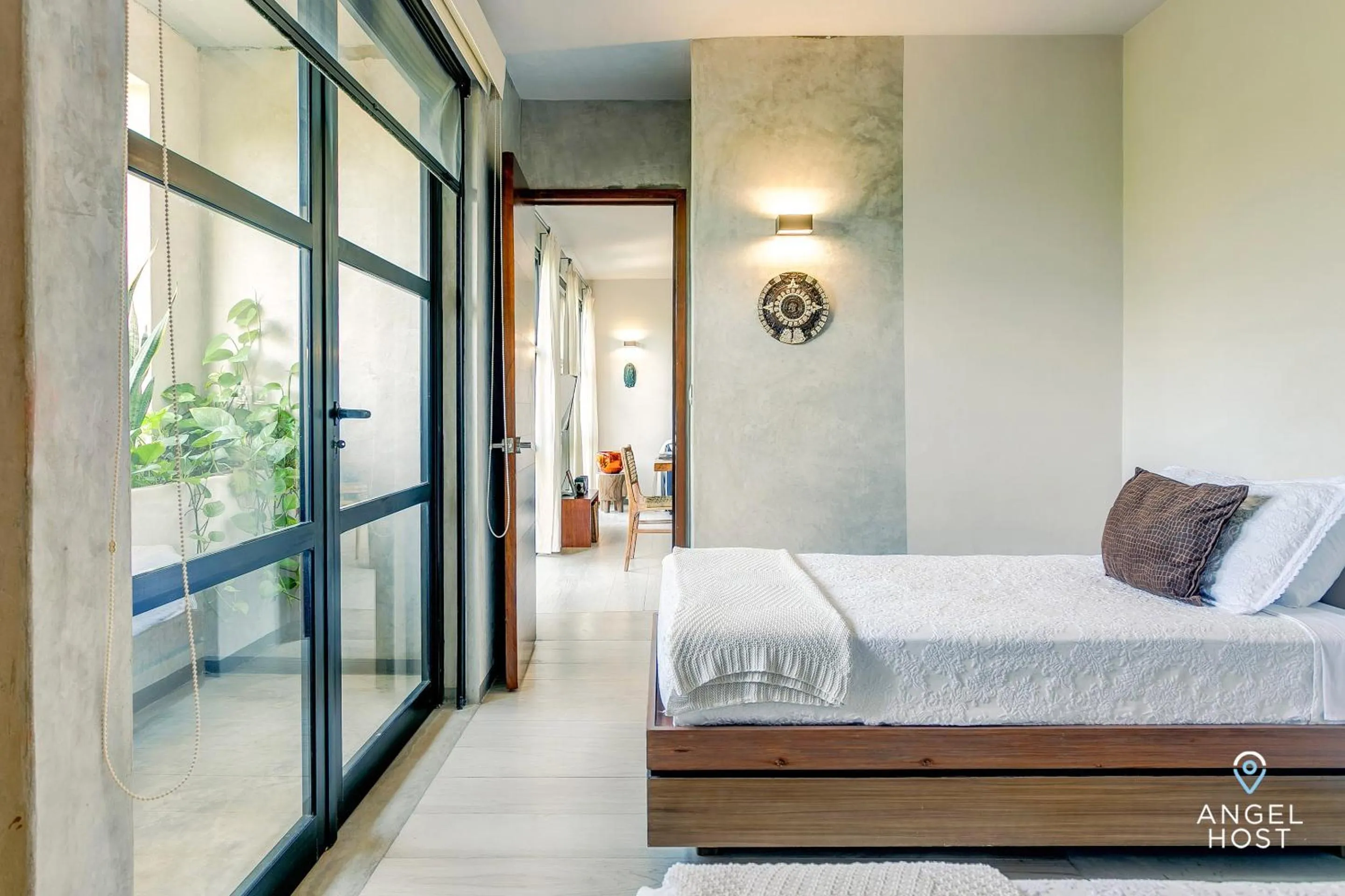 Bed in Chic Suites in the Heart of Tulum by Stella Rentals