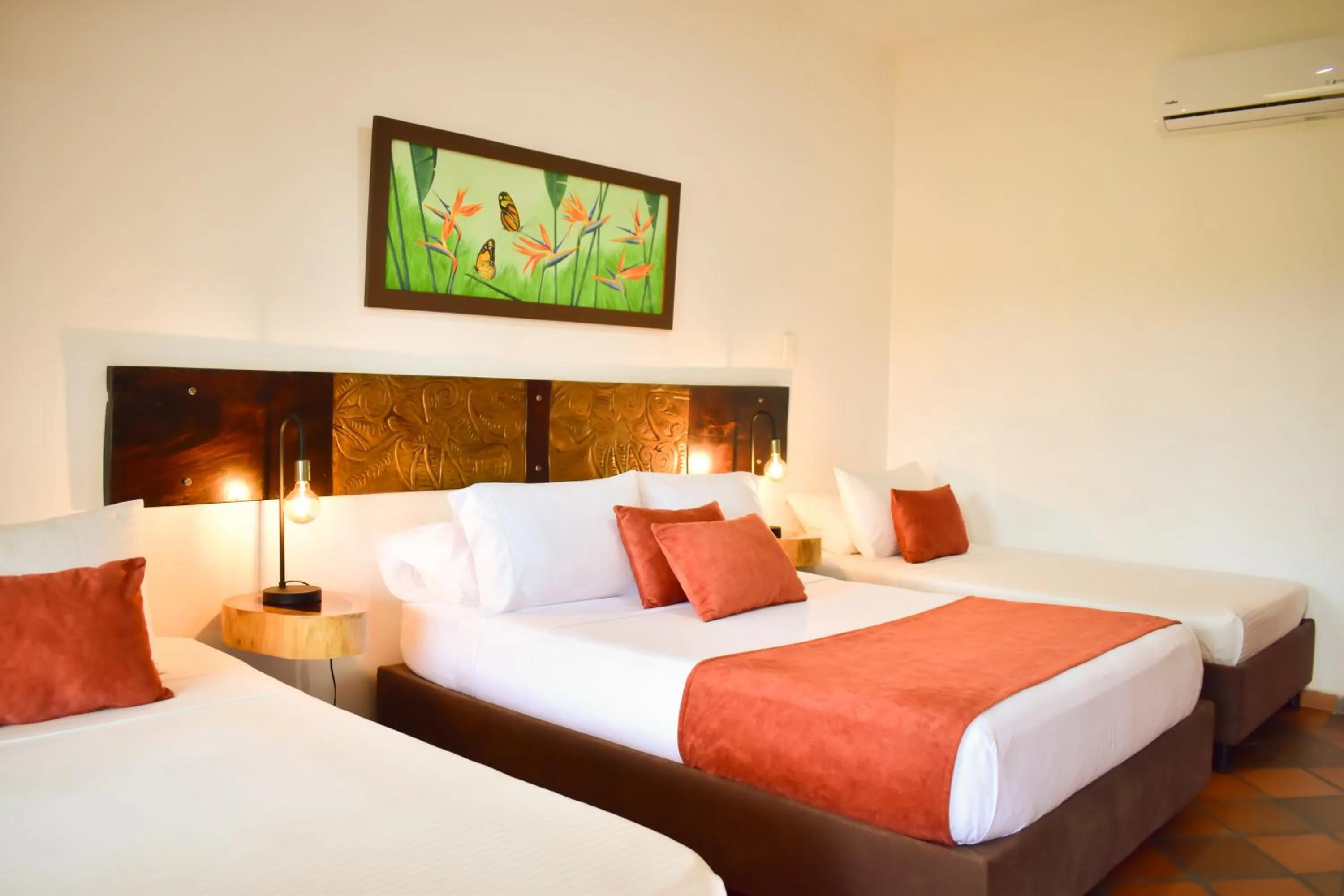 Bed in Hotel Campestre Cafe Cafe