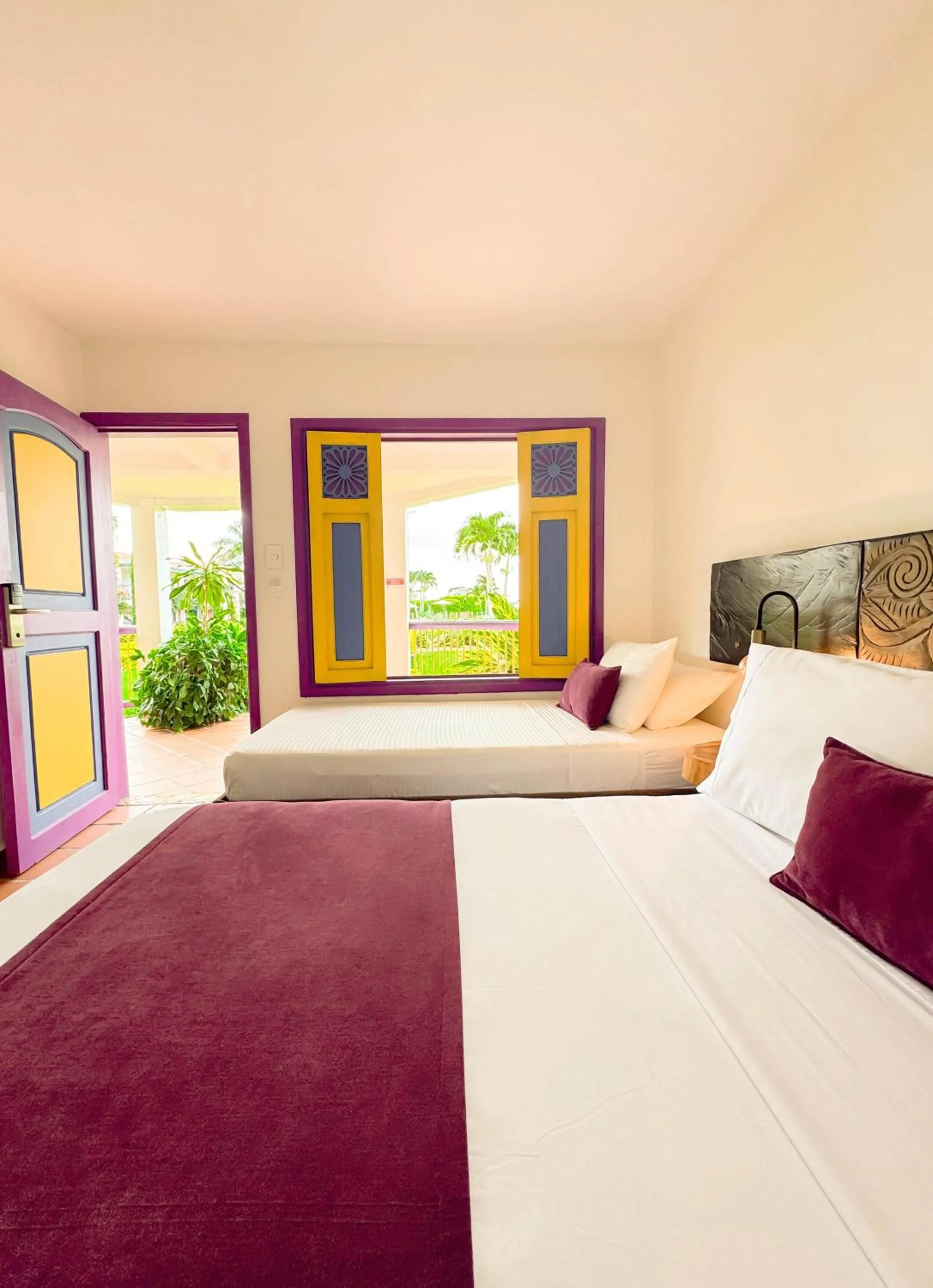 Bed in Hotel Campestre Cafe Cafe