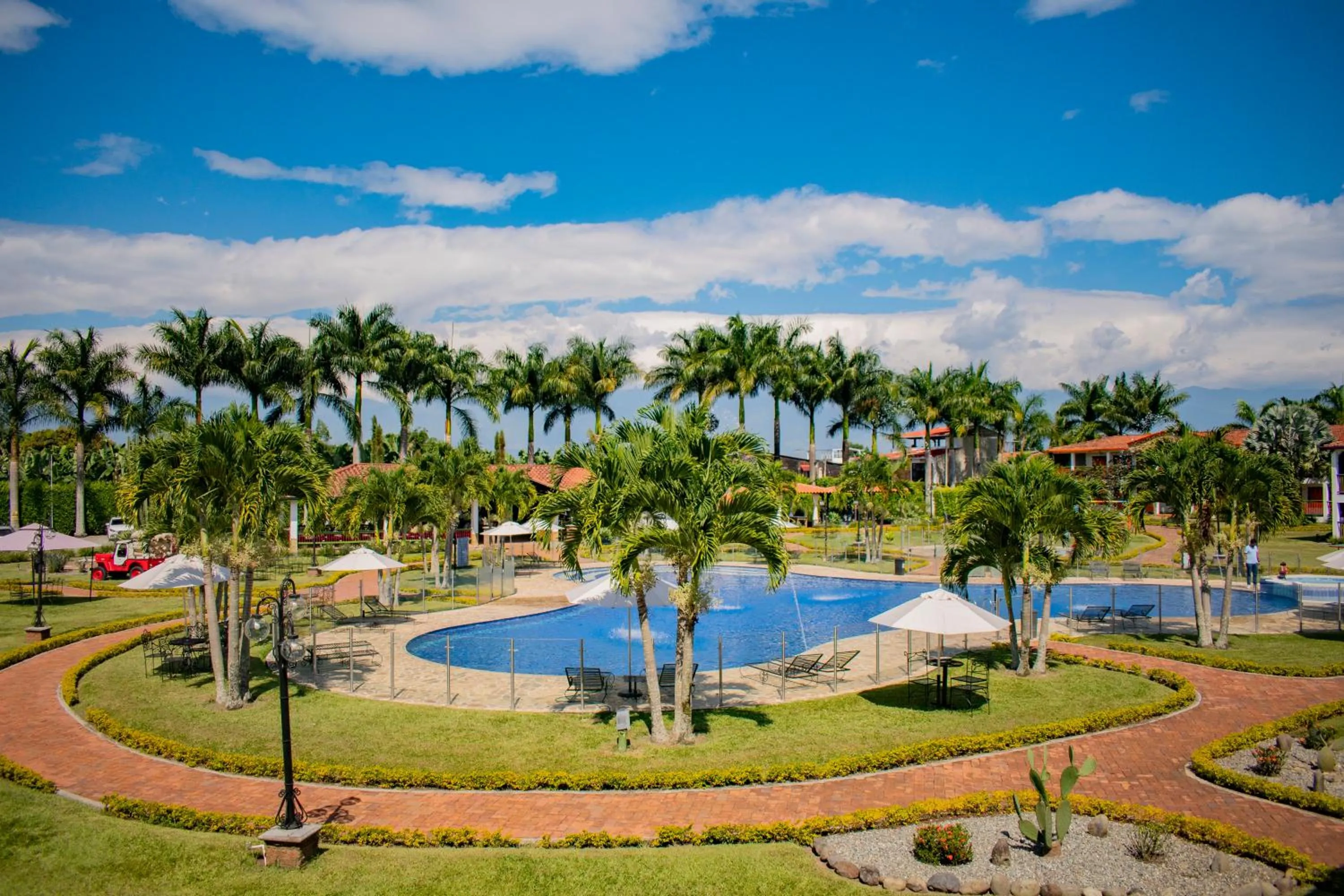 Property building in Hotel Campestre Cafe Cafe