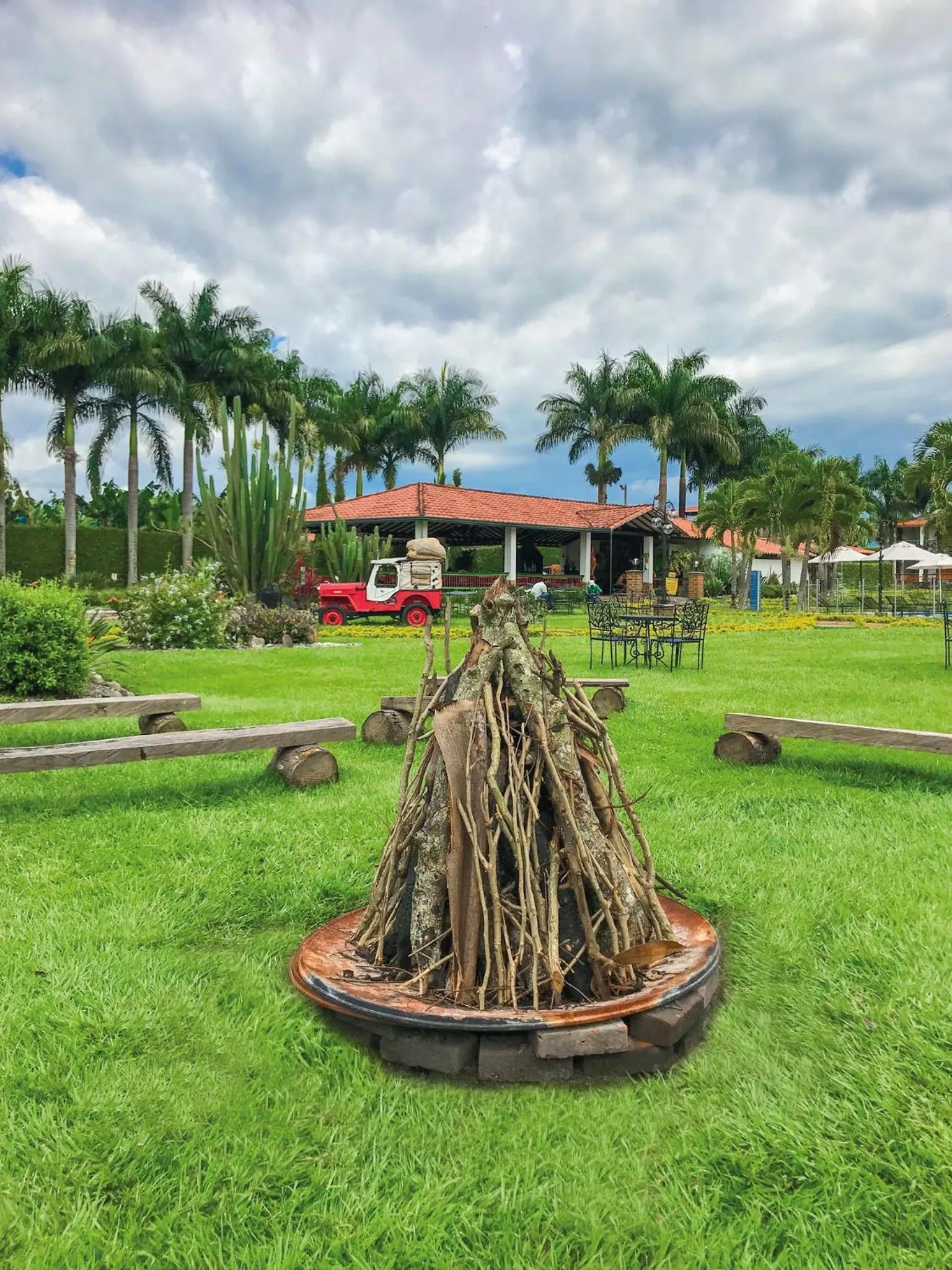 Garden in Hotel Campestre Cafe Cafe