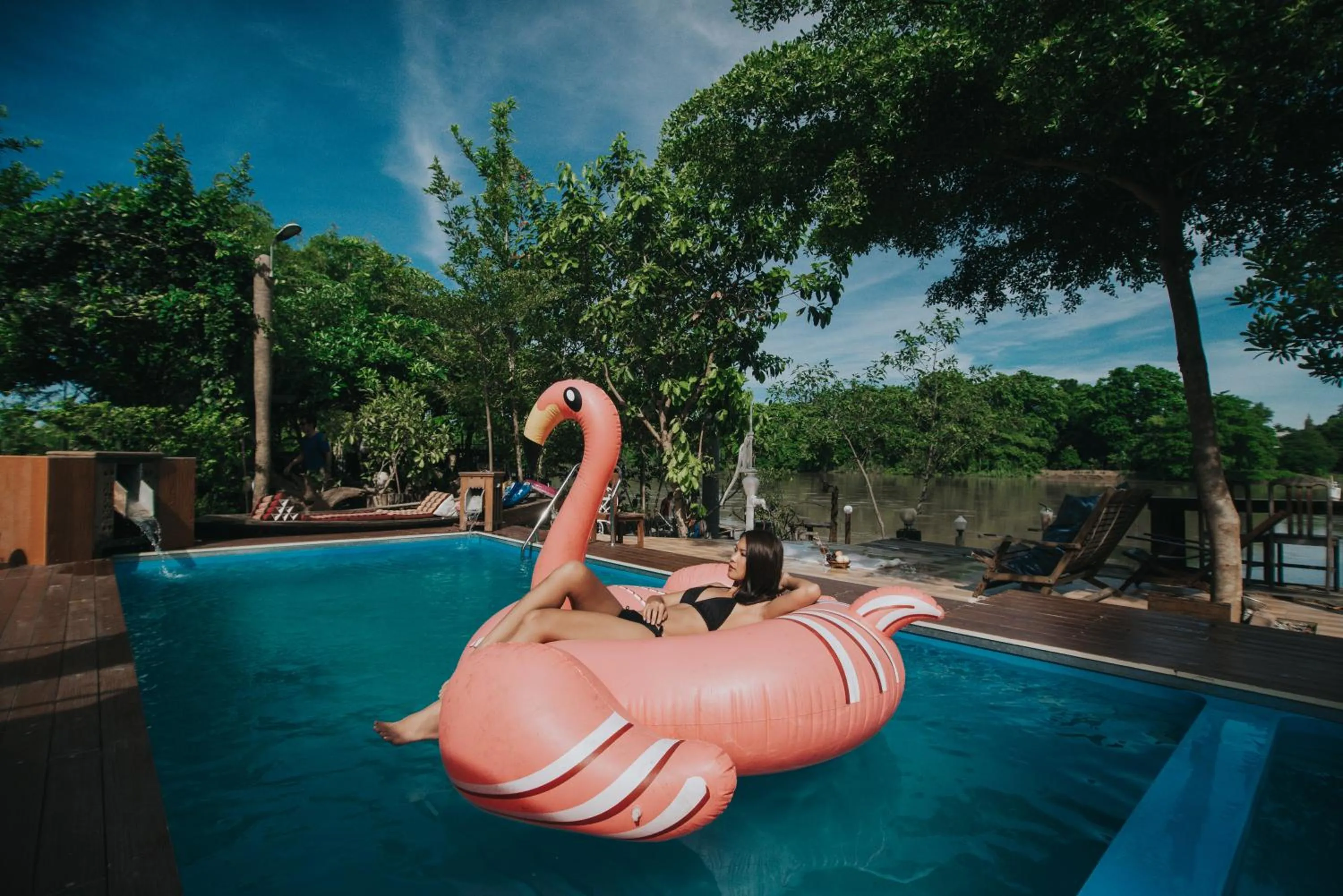 On site in The Antique Riverside Resort