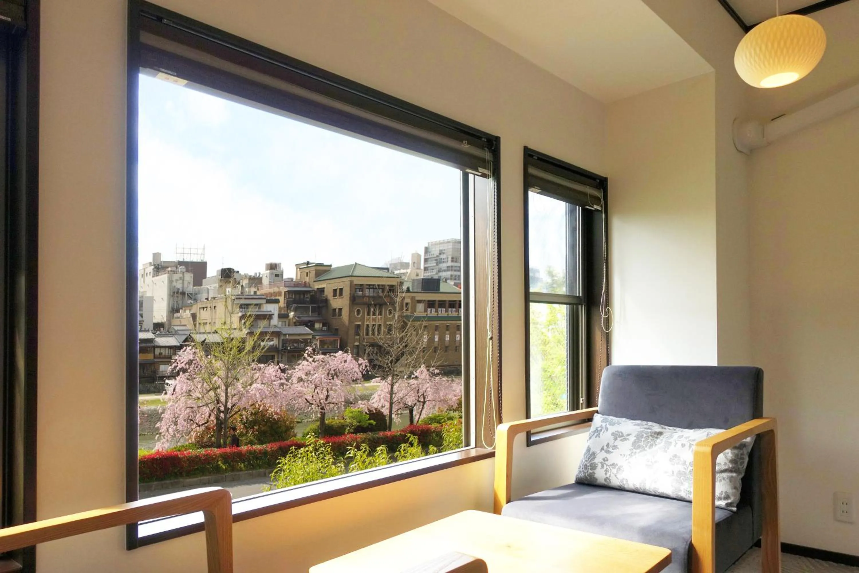 River view, Bed in RESI STAY GION