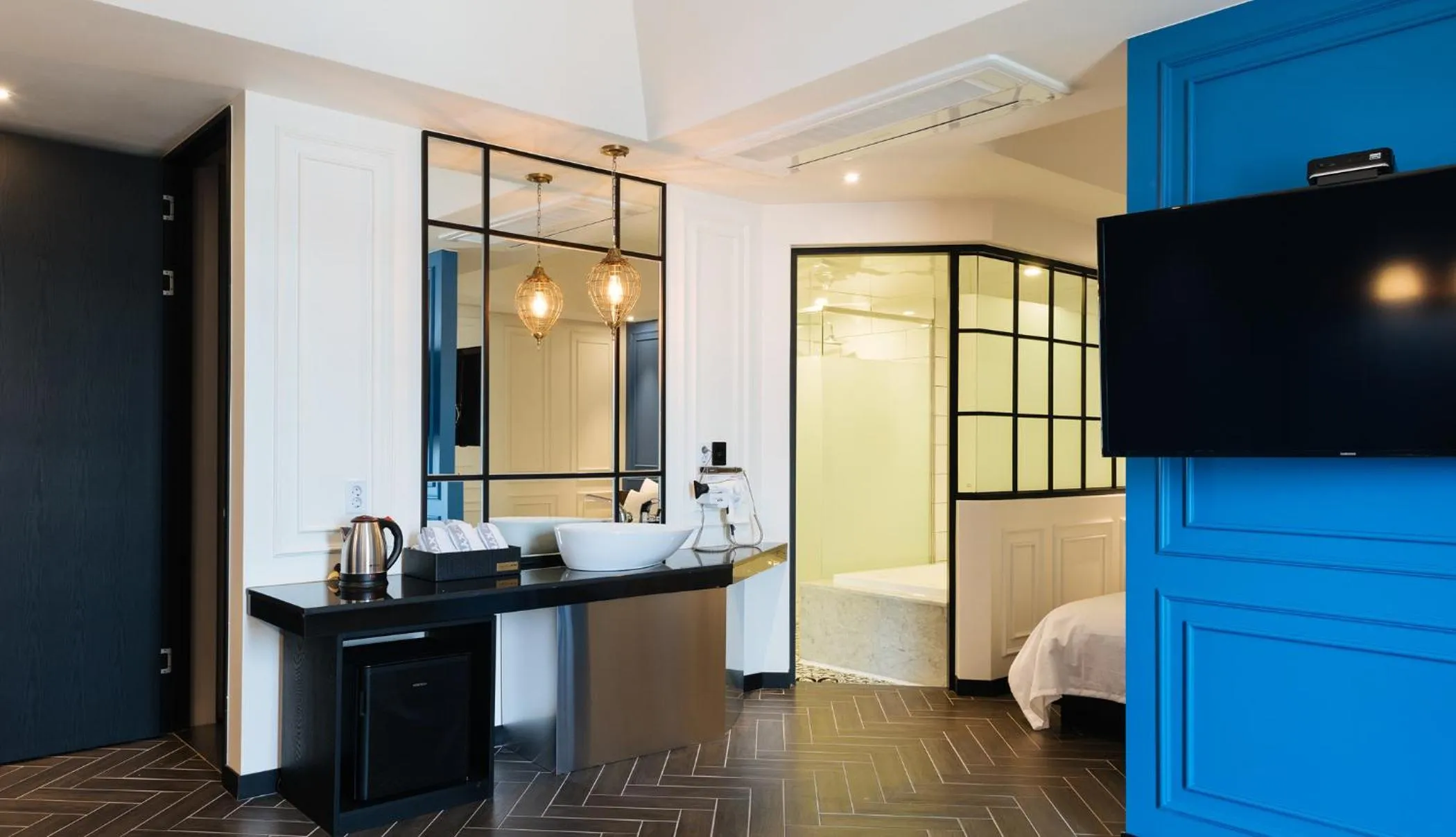 Bed in Boutique Hotel XYM Pyeongtaek