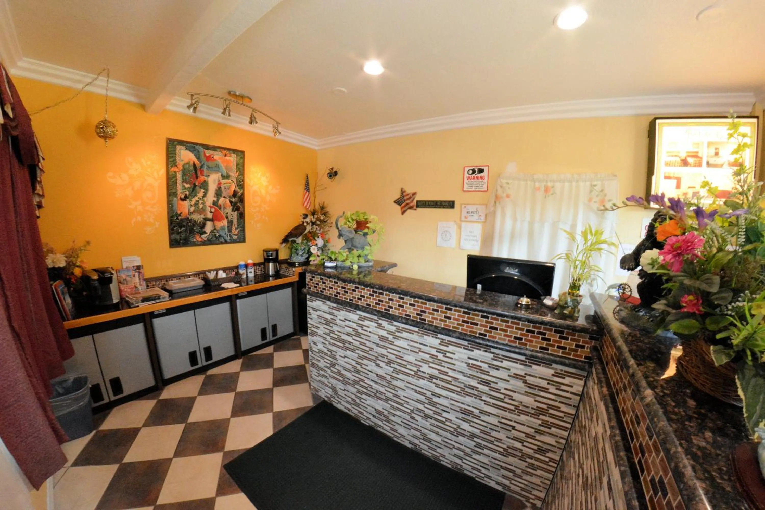 Lobby or reception in The Palace Inn