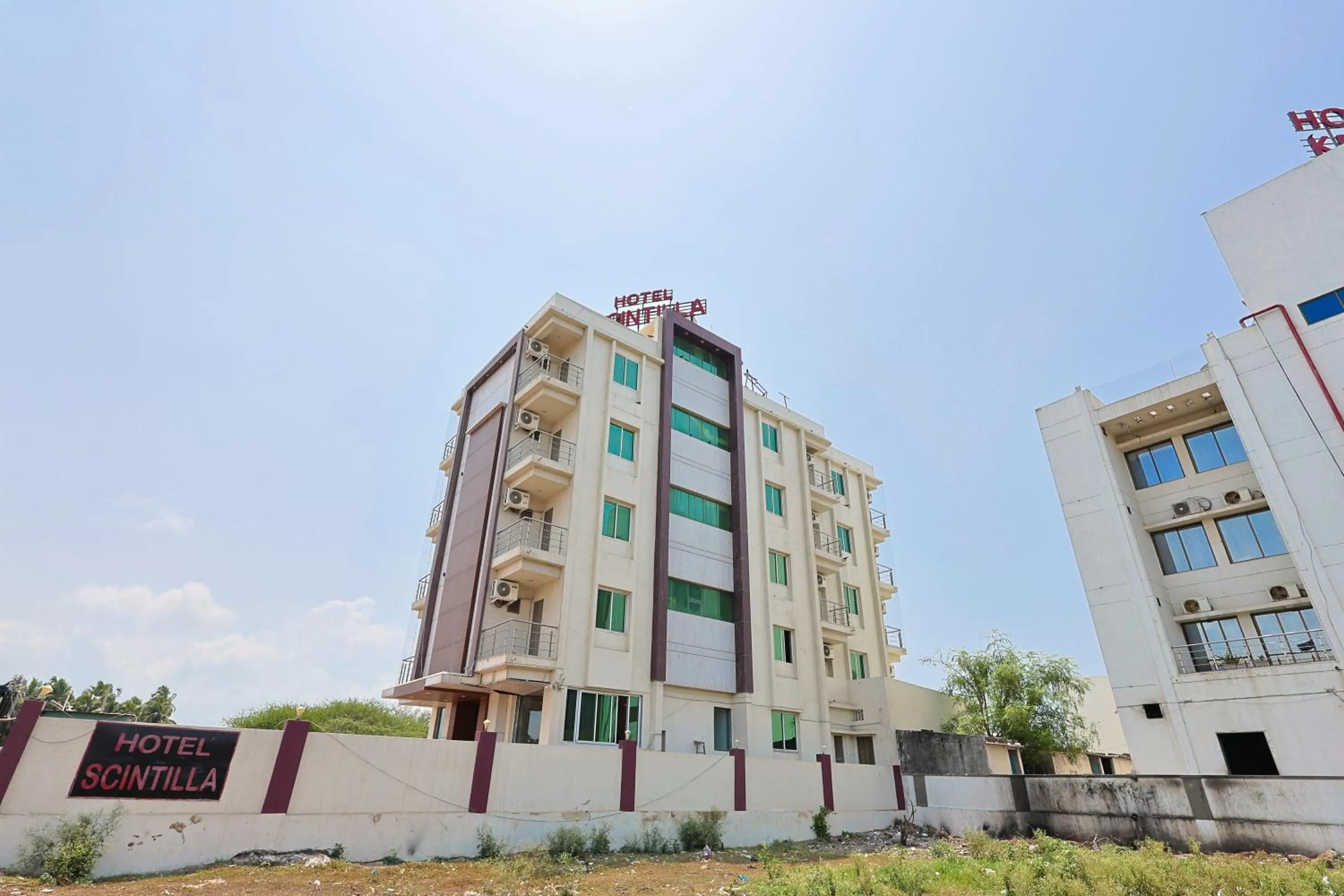 Facade/entrance in Hotel Scintilla