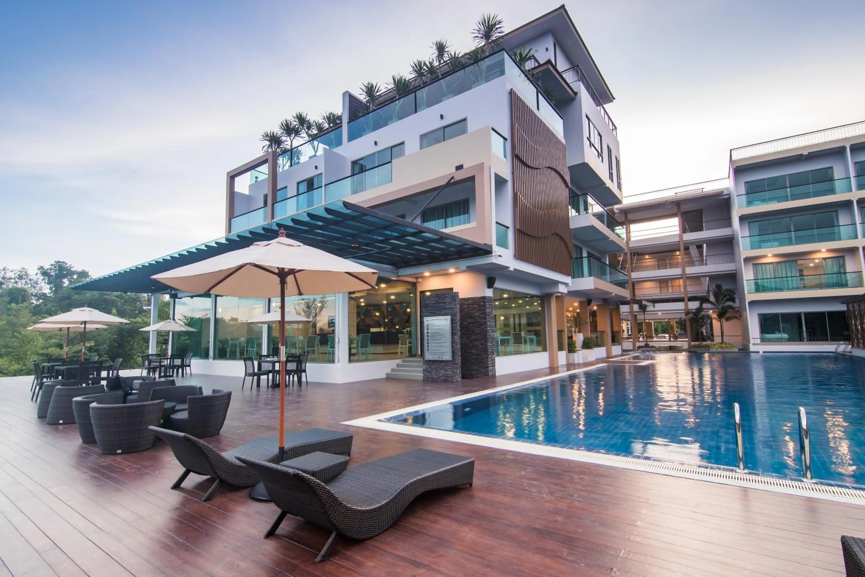 Pool view in The Peak